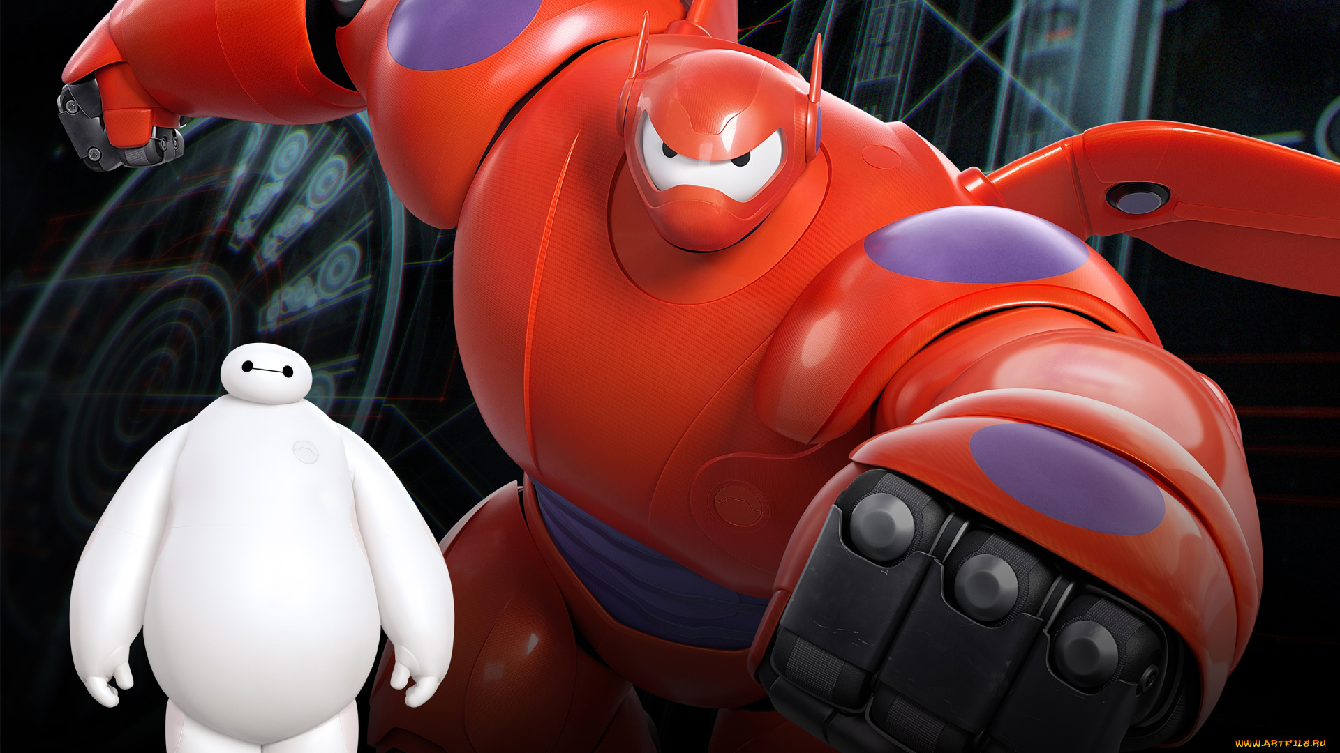 big, hero, 6, мультфильмы, baymax