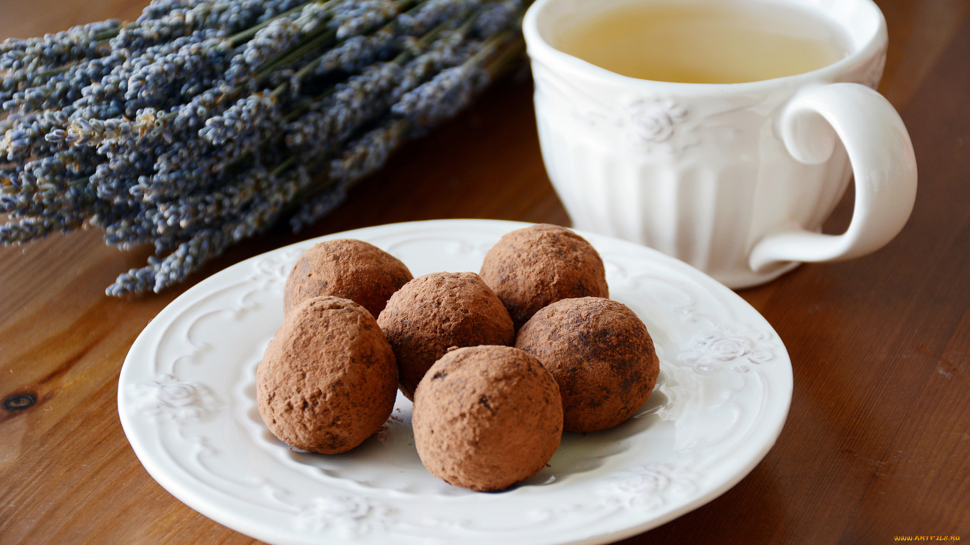 еда, конфеты, , шоколад, , сладости, чашка, трюфель