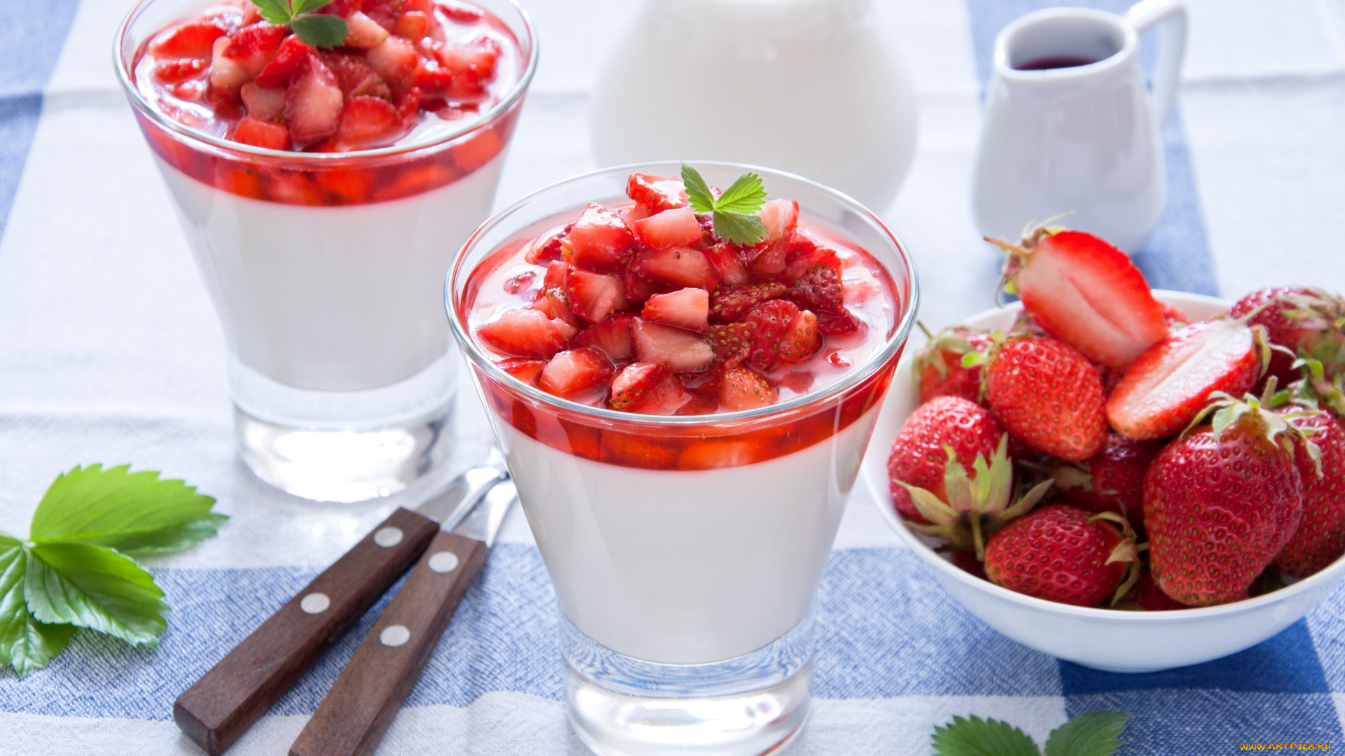 еда, мороженое, , десерты, клубника