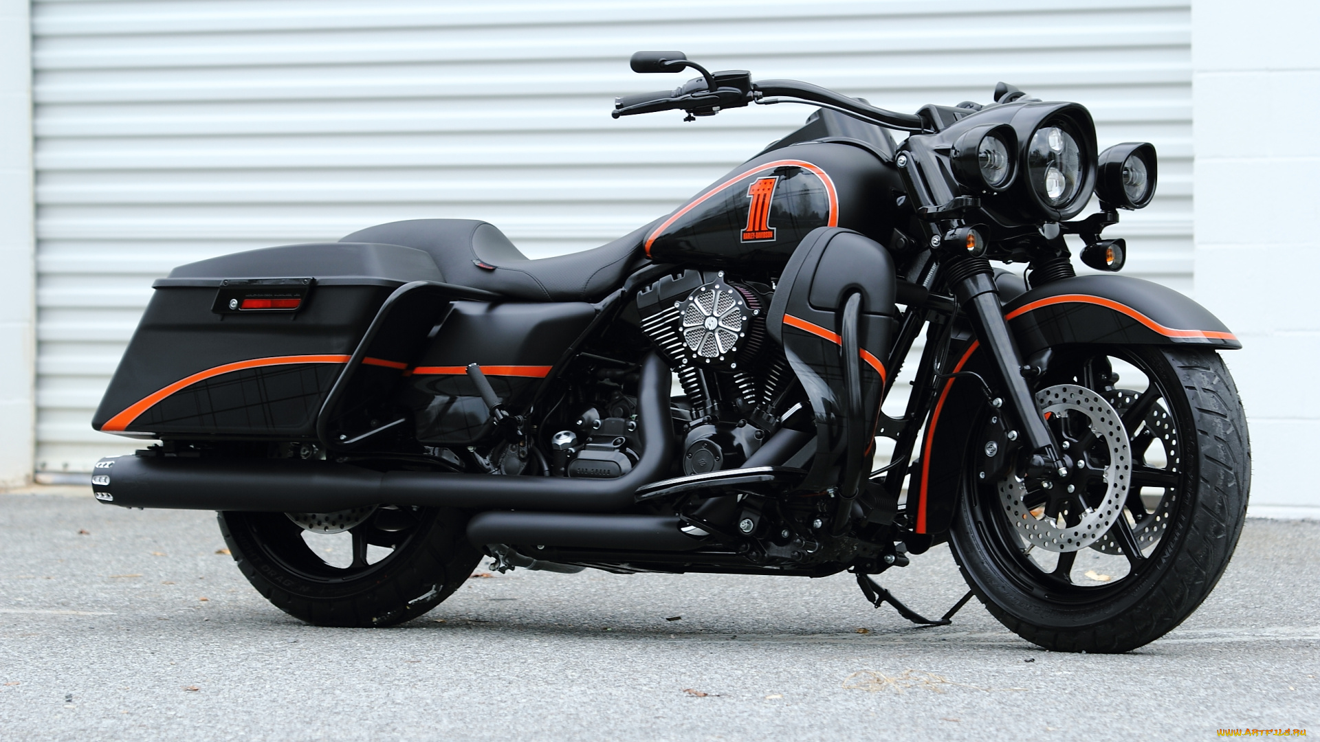 мотоциклы, customs, flhr