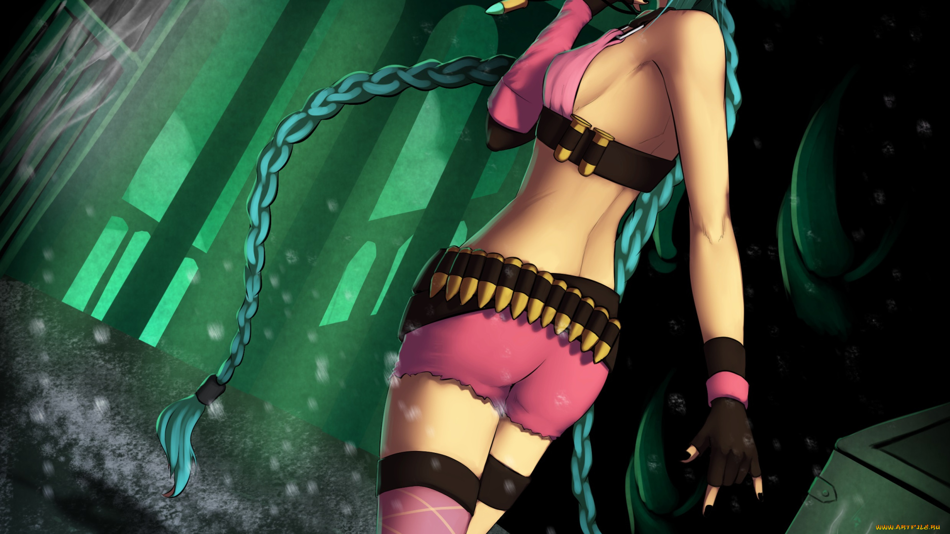 рисованные, люди, взгляд, девушка