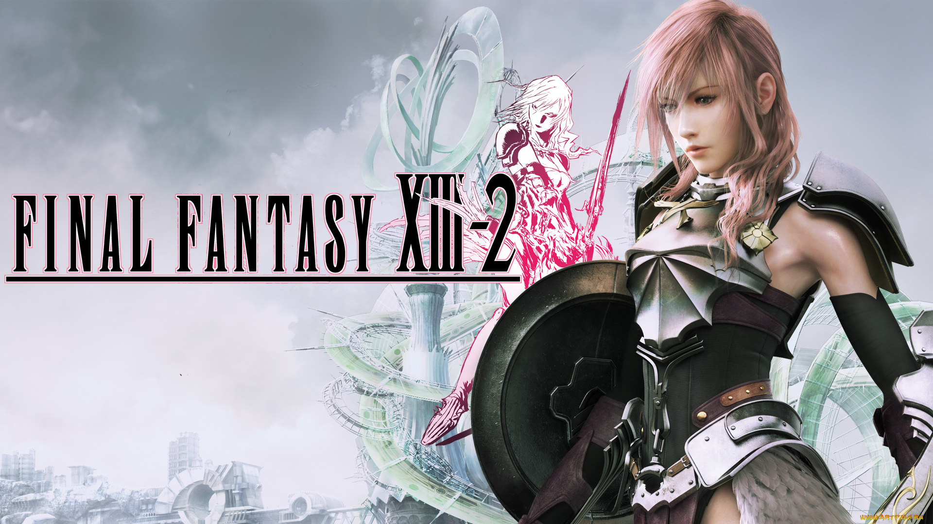 видео, игры, final, fantasy, xiii-2, взгляд