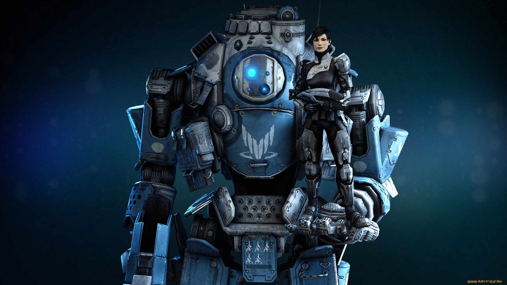 видео, игры, titanfall, онлайн, экшен, шутер, игра, роботы, девушка