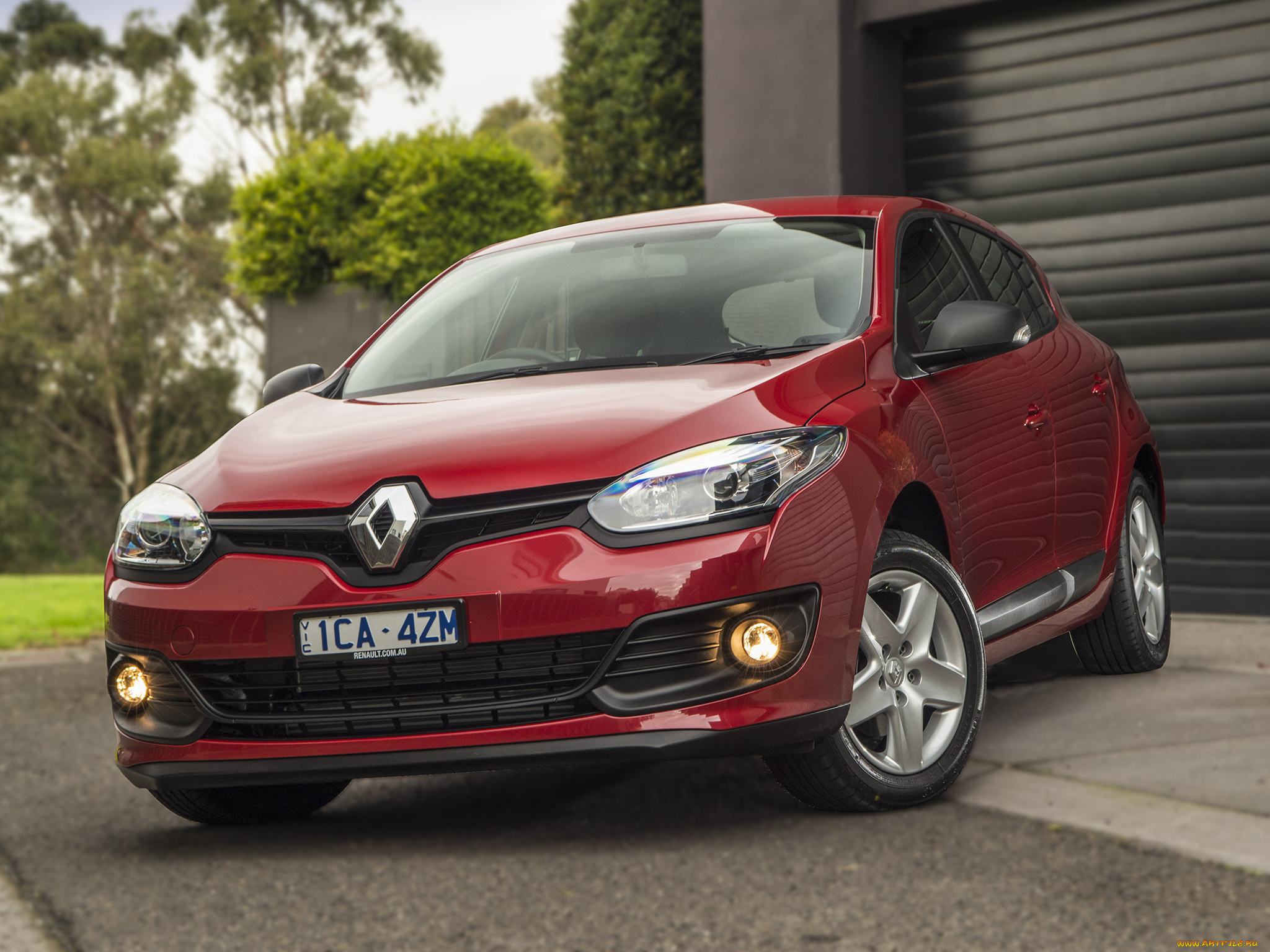 автомобили, renault, красный, 2014г, au-spec, mеgane