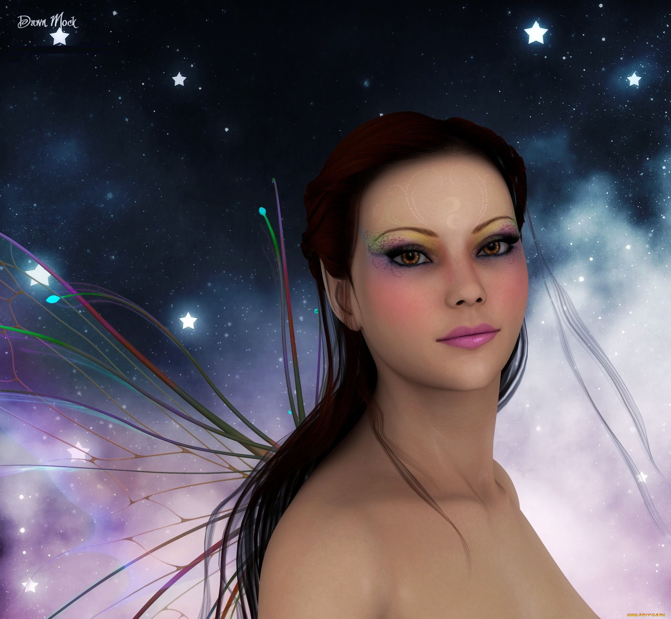 3д, графика, эльфы, , elves, эльфийки, взгляд