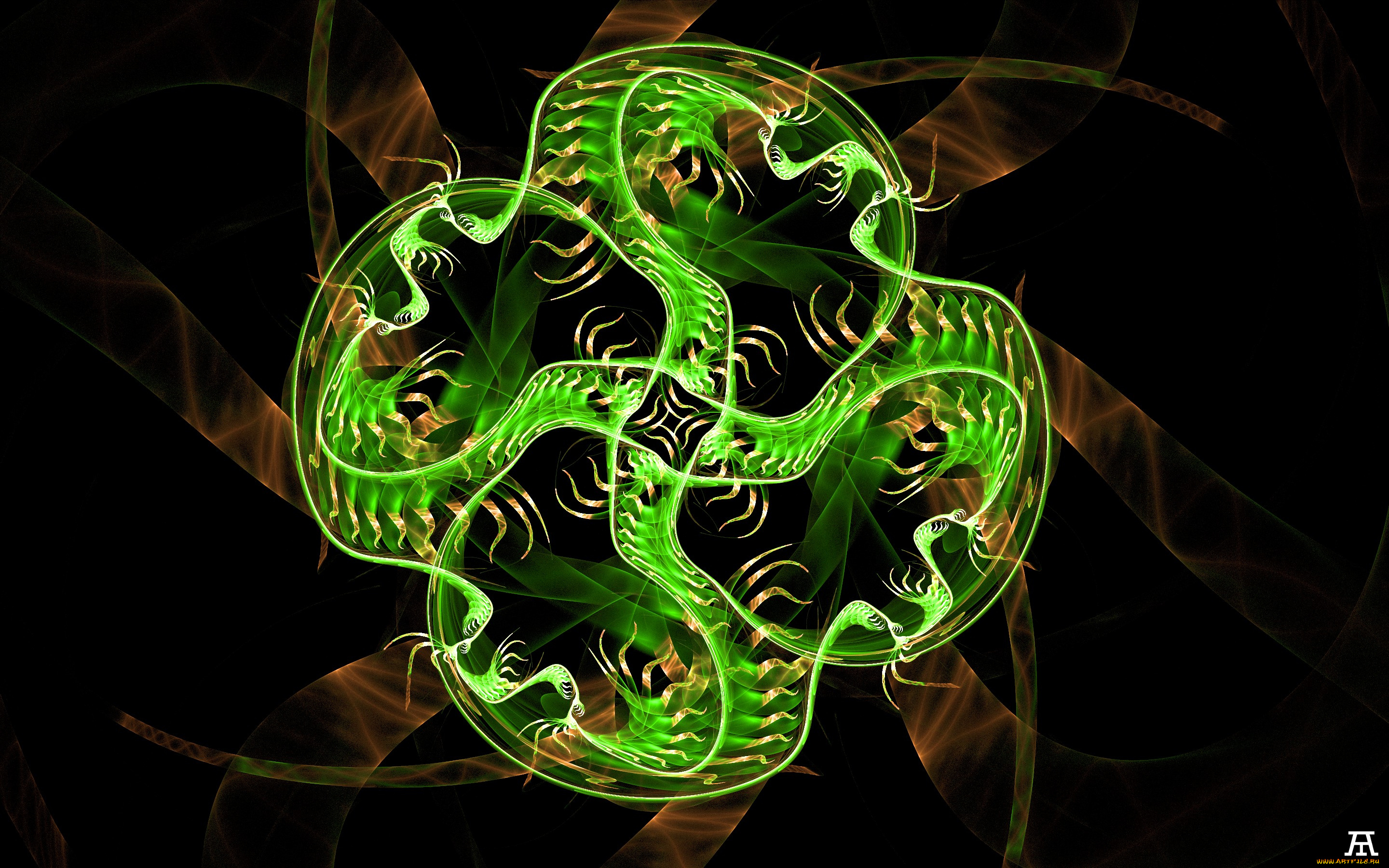 3д, графика, фракталы, , fractal, фон, узор, цвета