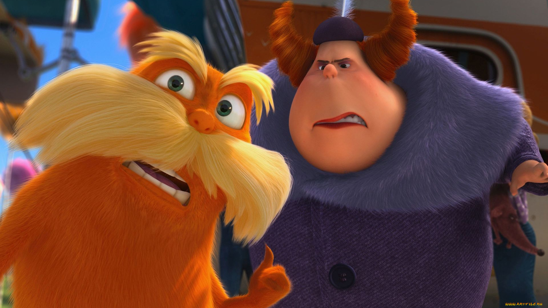 dr, , seuss`, the, lorax, мультфильмы, персонажи