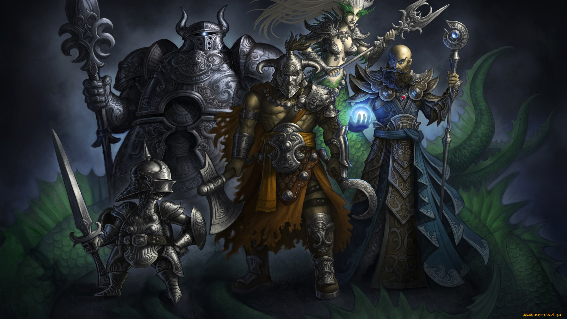 guild, wars, 2, видео, игры, эльфийка, воины, взгляд, фон