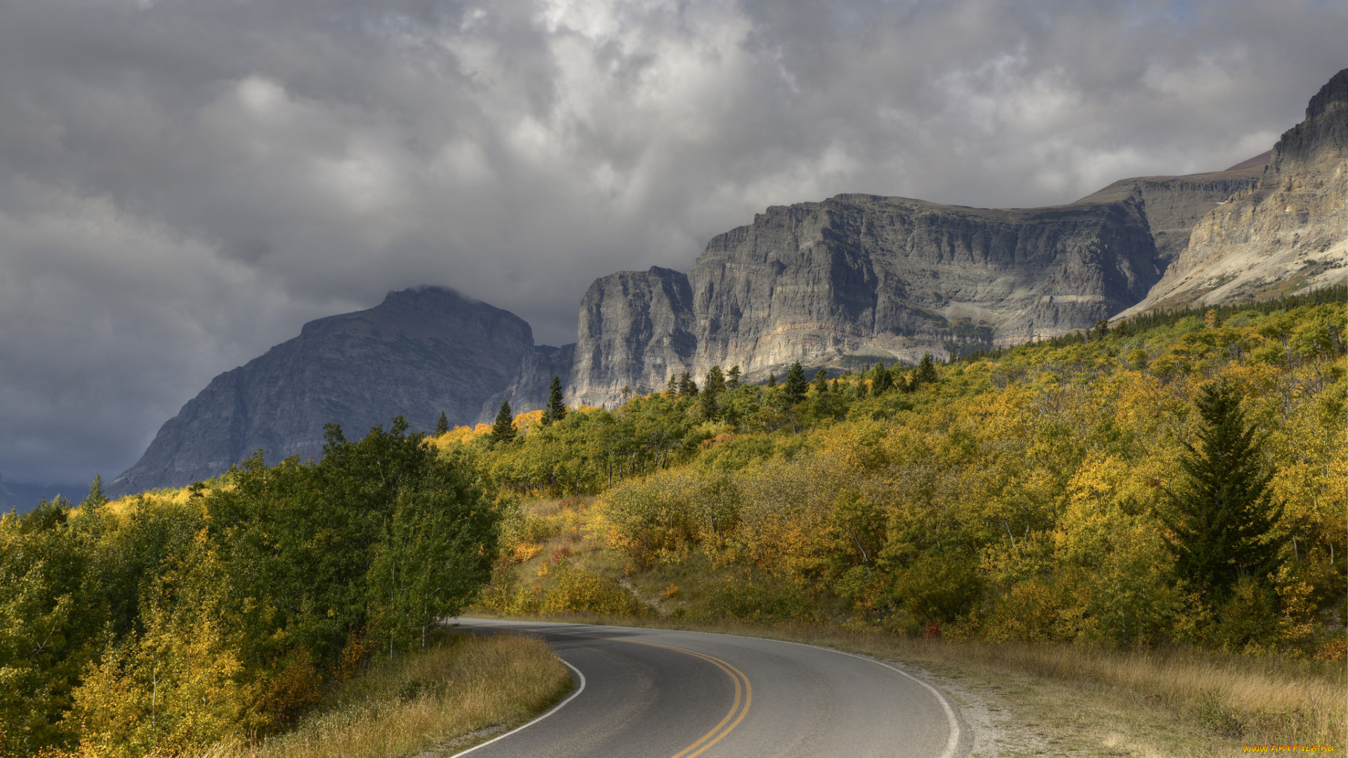 природа, дороги, горы, шоссе