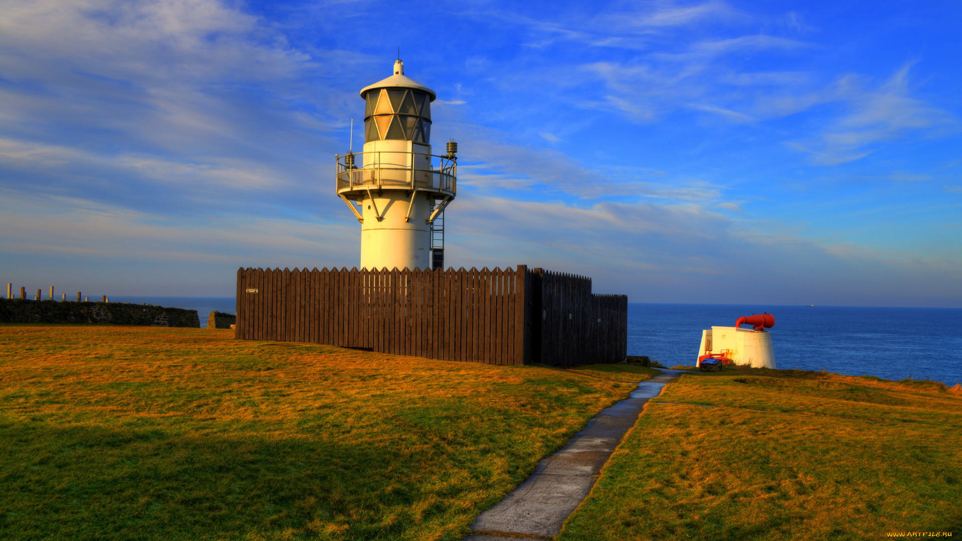 природа, маяки, побережье, маяк