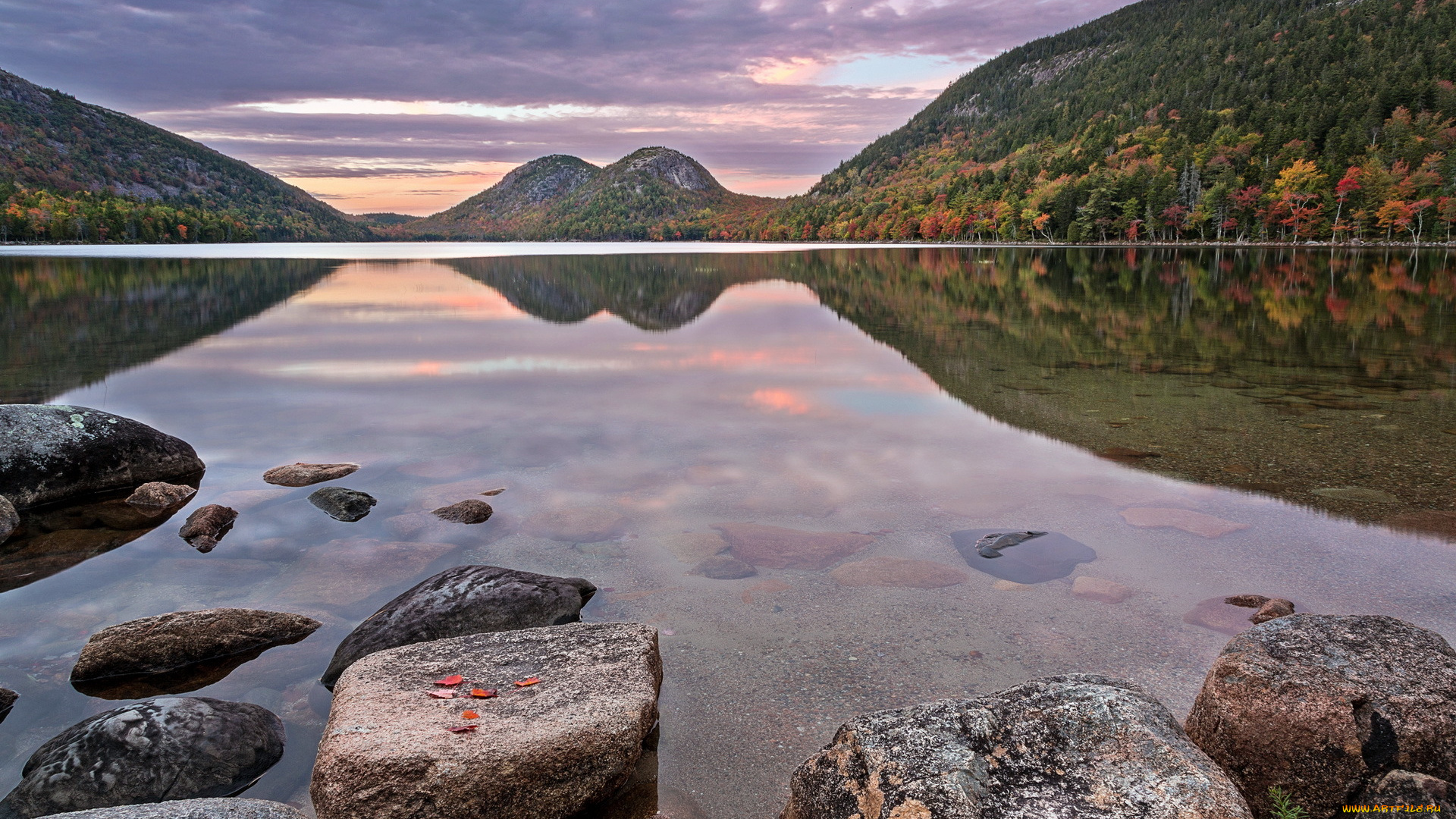 природа, реки, озера, acadia, jordan, pond