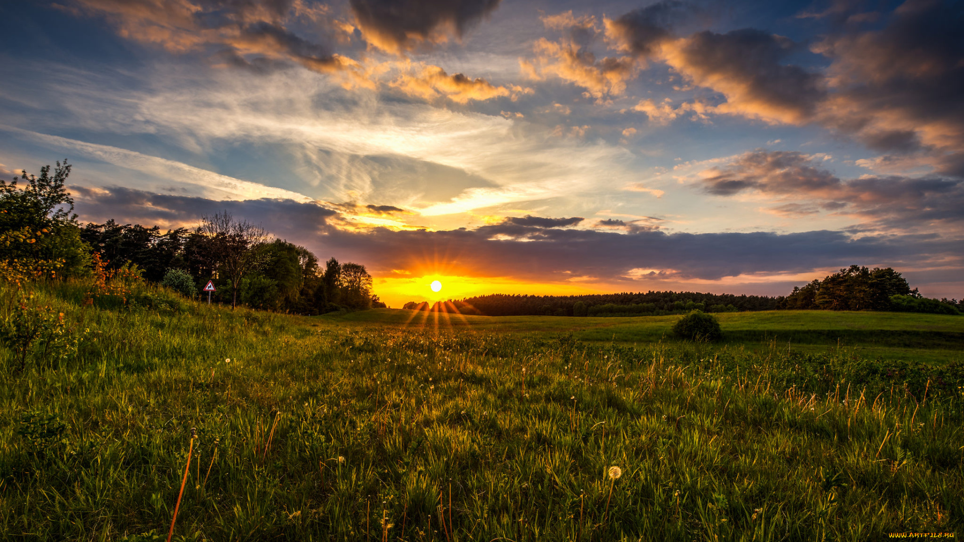 природа, восходы, закаты, рассвет