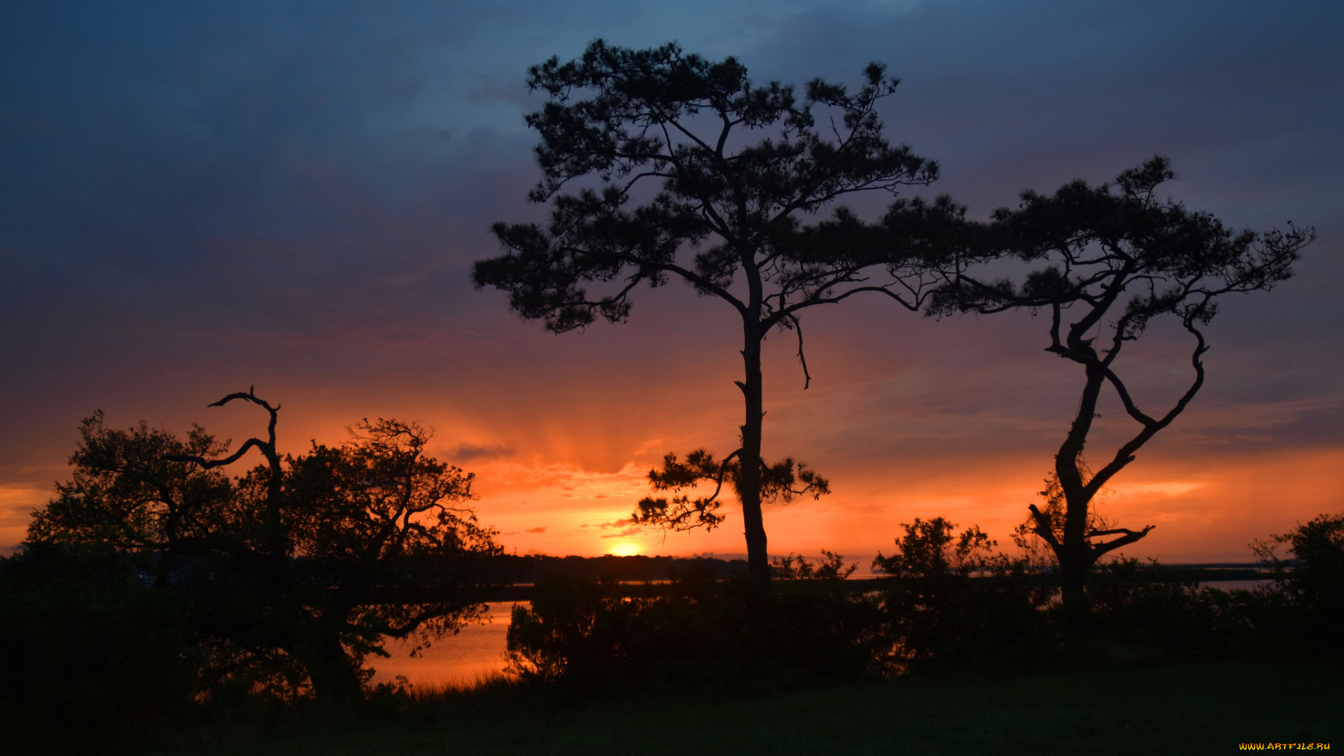 природа, восходы, закаты, сумерки