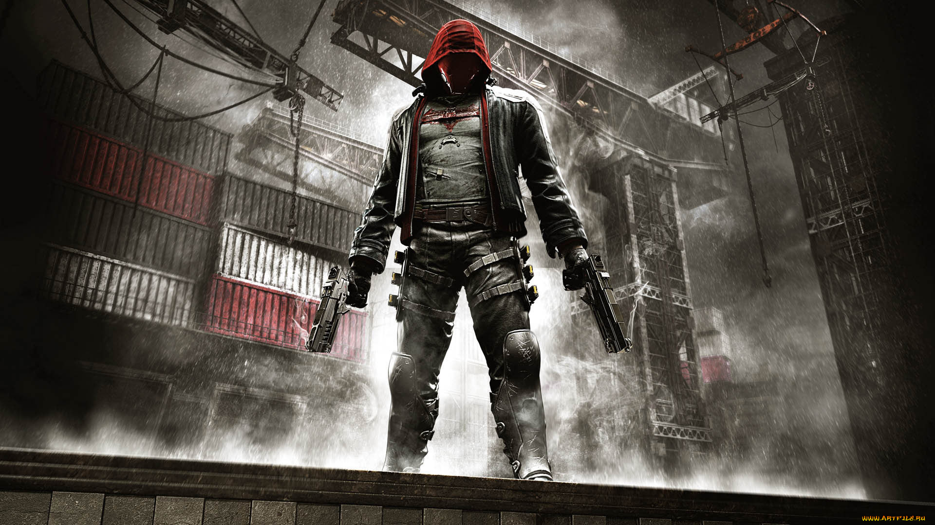 видео, игры, batman, , arkham, knight, красный, колпак, рыцарь, аркхема, red, hood