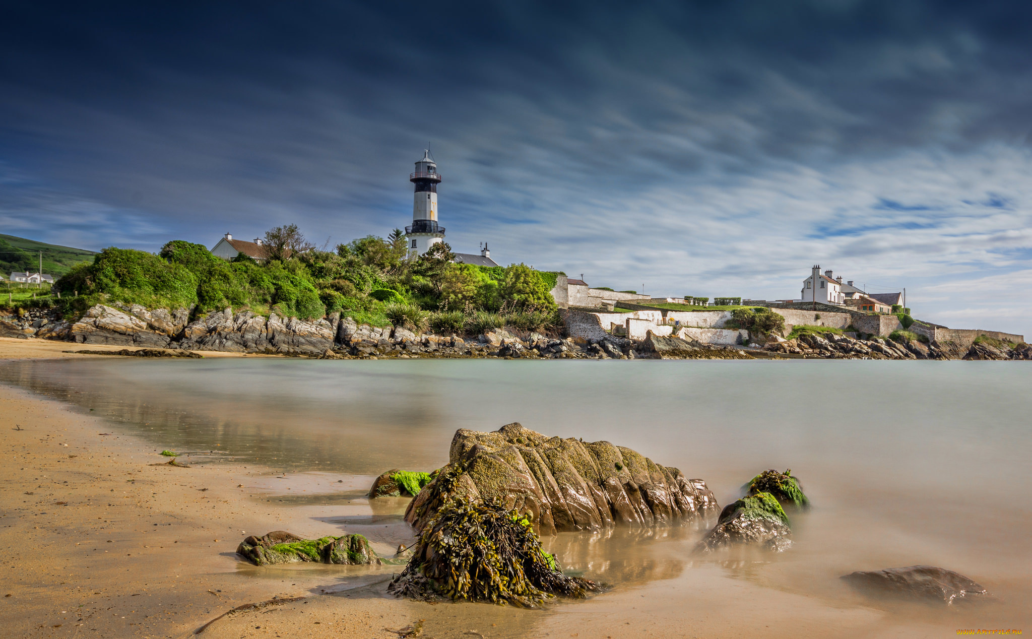 природа, маяки, побережье, маяк