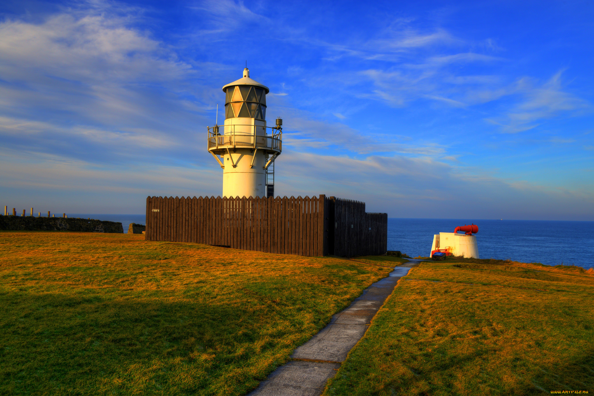 природа, маяки, побережье, маяк