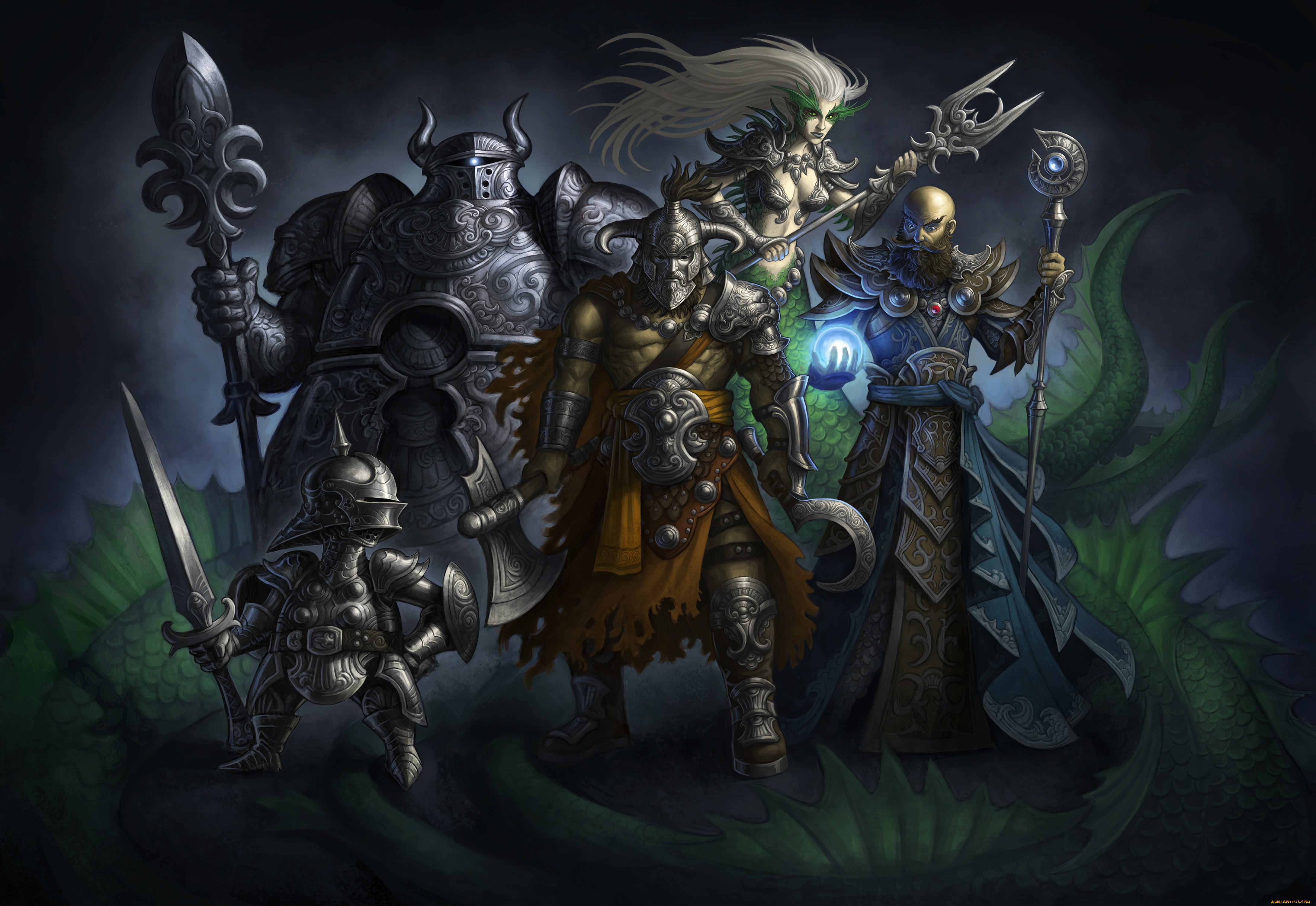 guild, wars, 2, видео, игры, эльфийка, воины, взгляд, фон