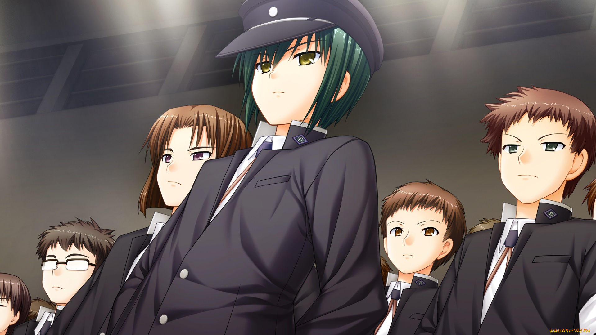 аниме, angel, beats, персонажи