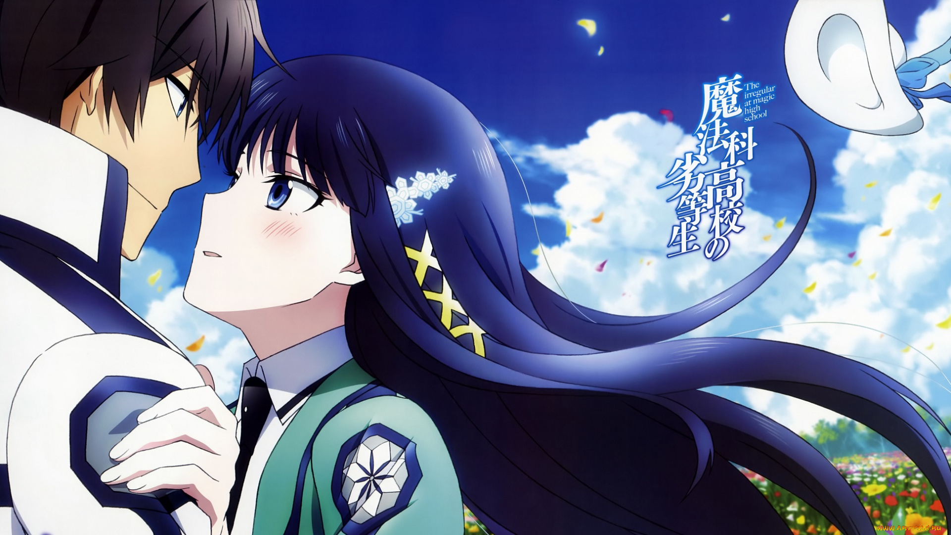 аниме, mahouka, koukou, no, rettousei, тацуя, миюки