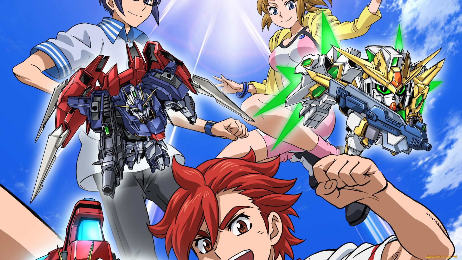 аниме, mobile, suit, gundam, персонажи