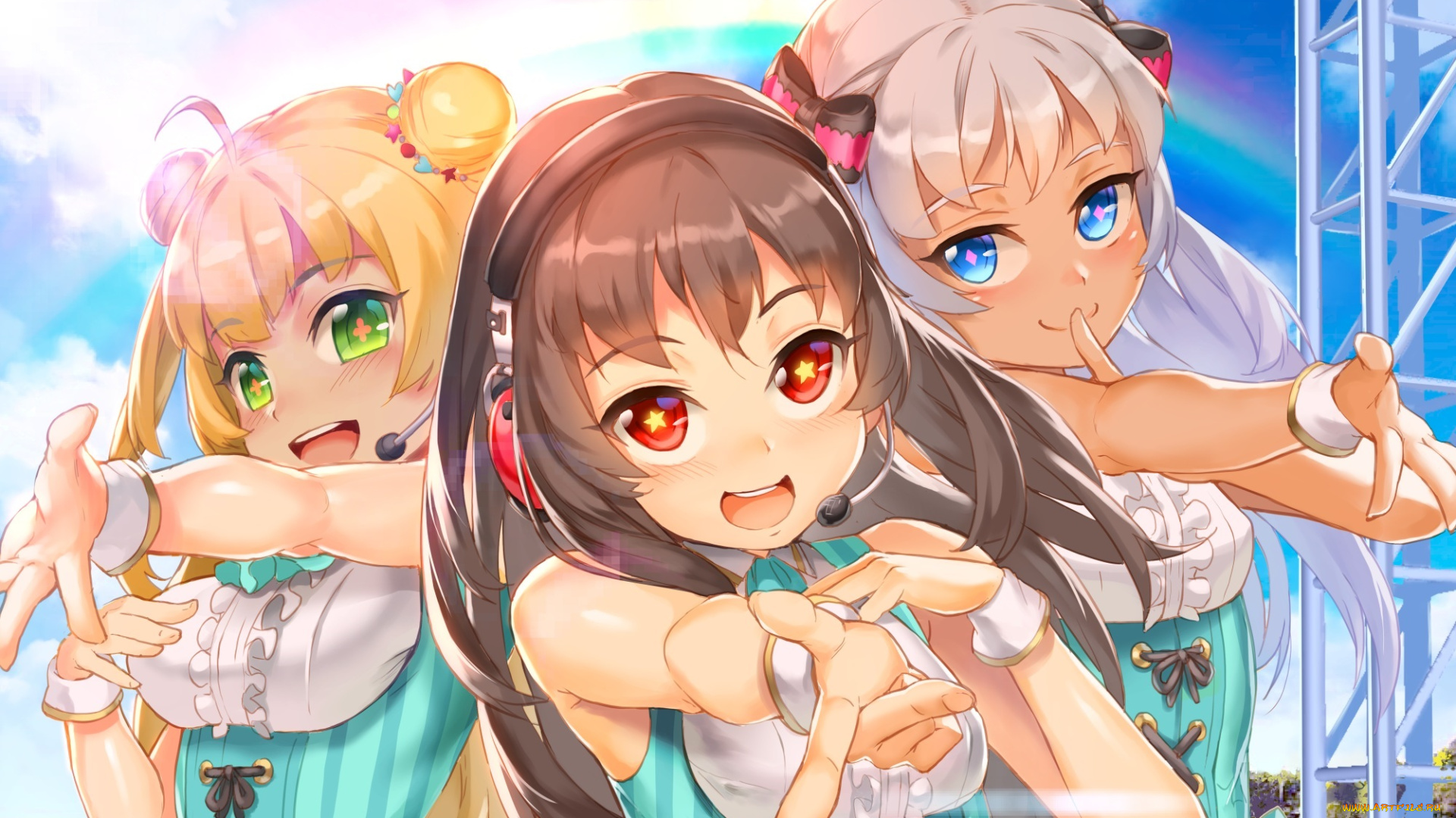 аниме, музыка, девочки