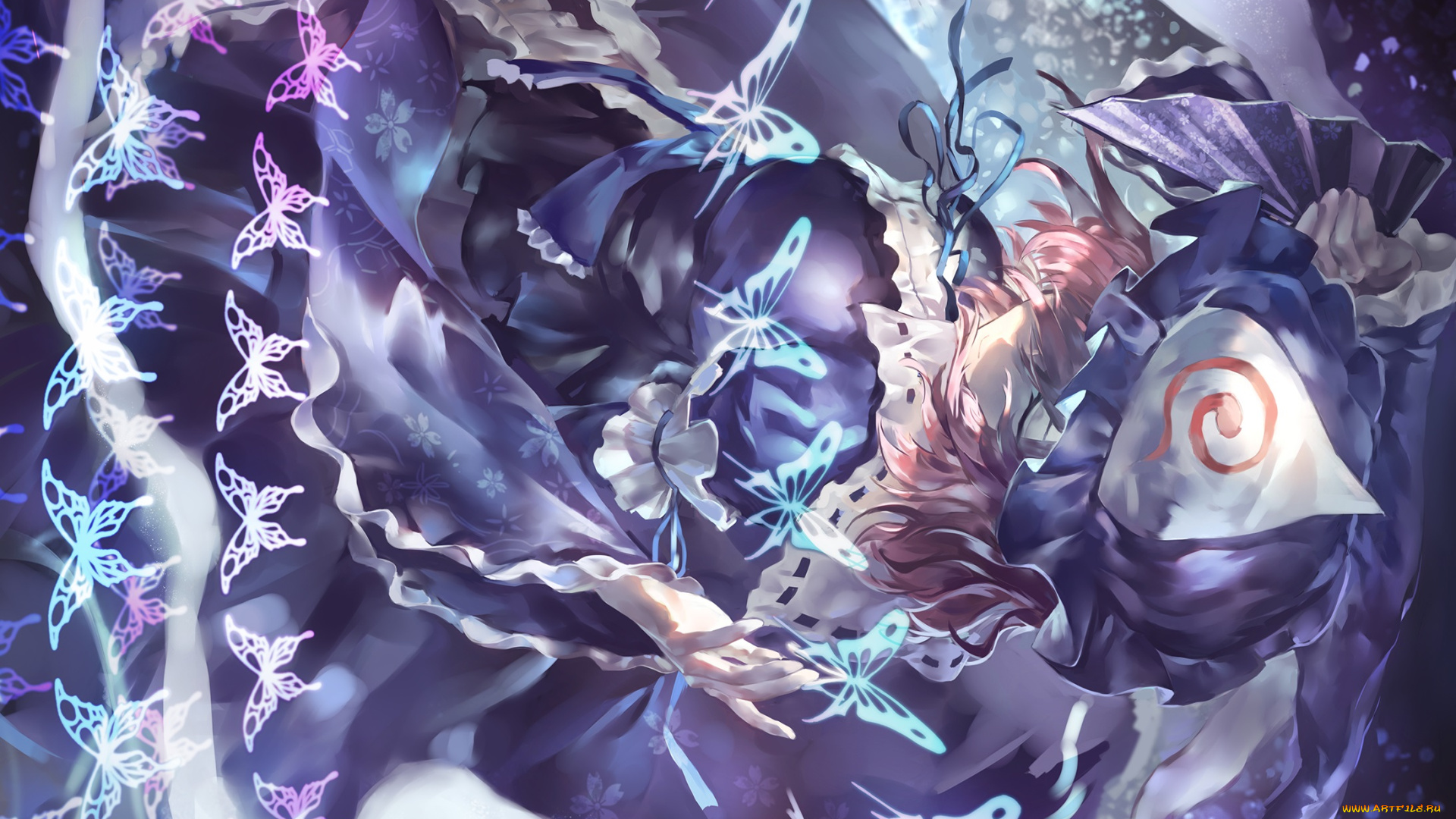 аниме, touhou, девушка