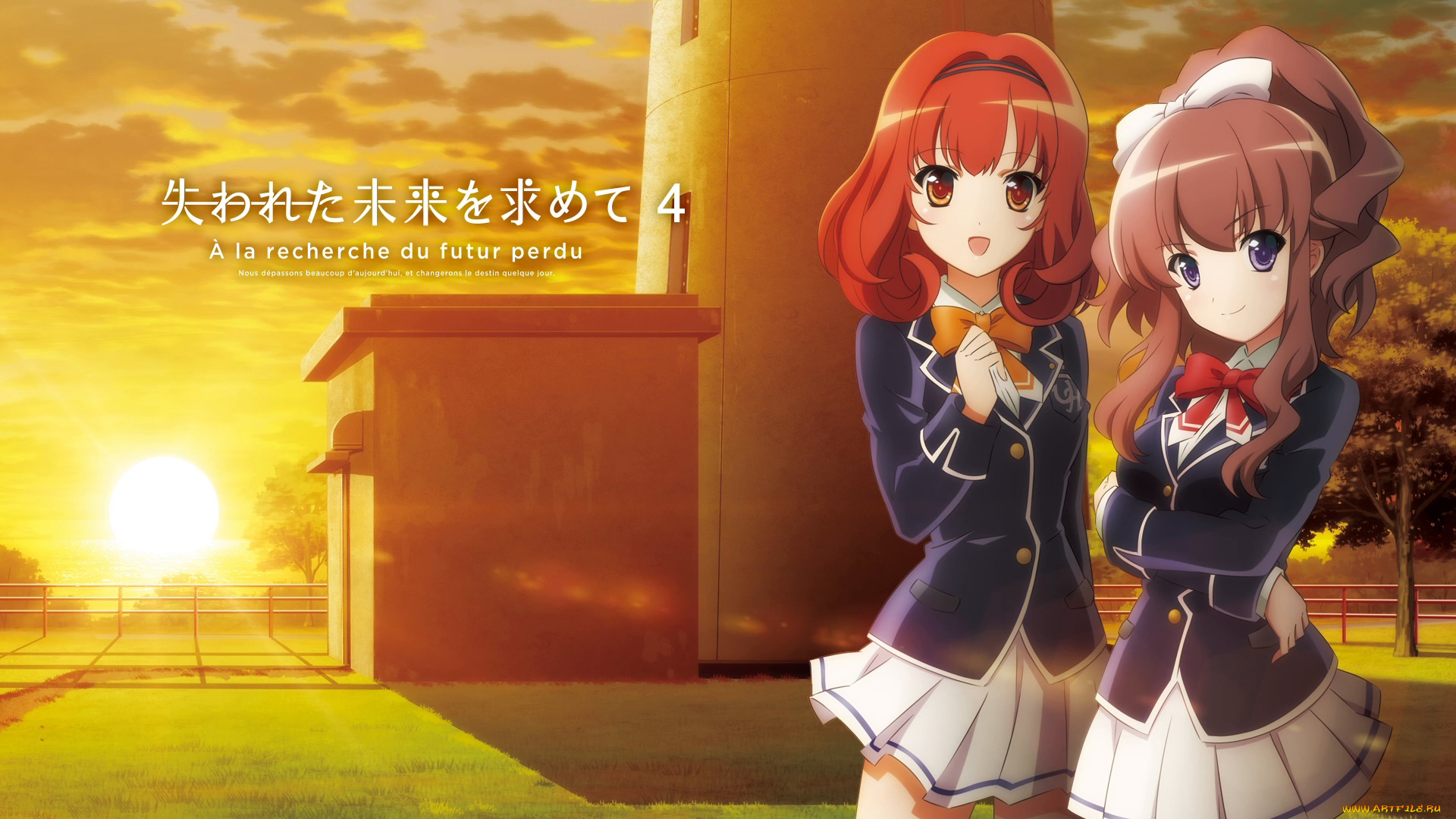 аниме, ushinawareta, mirai, wo, motomete, фон, взгляд, девушки