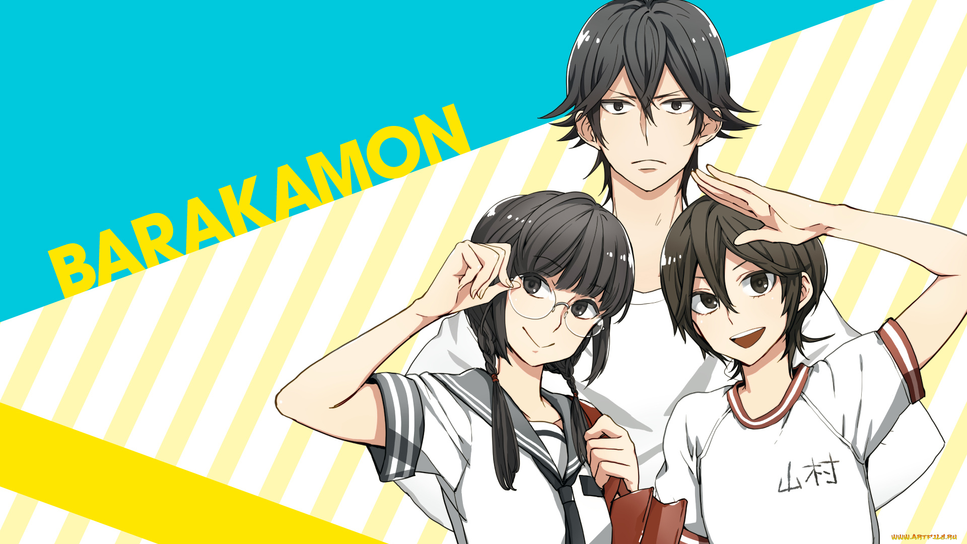 barakamon, аниме, персонажи