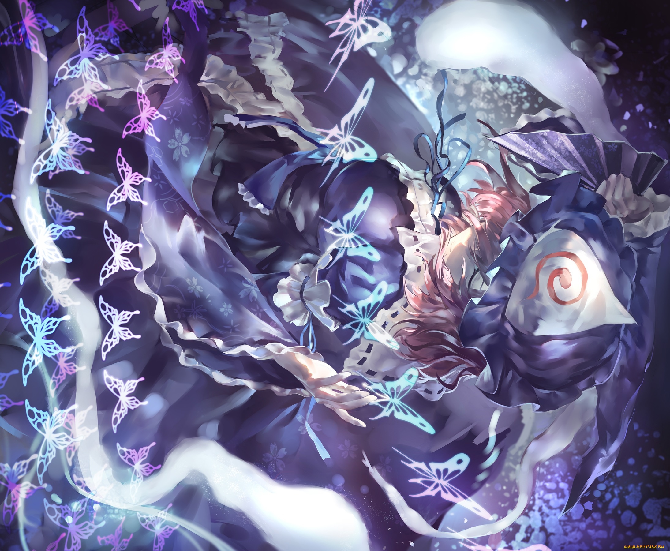 аниме, touhou, девушка