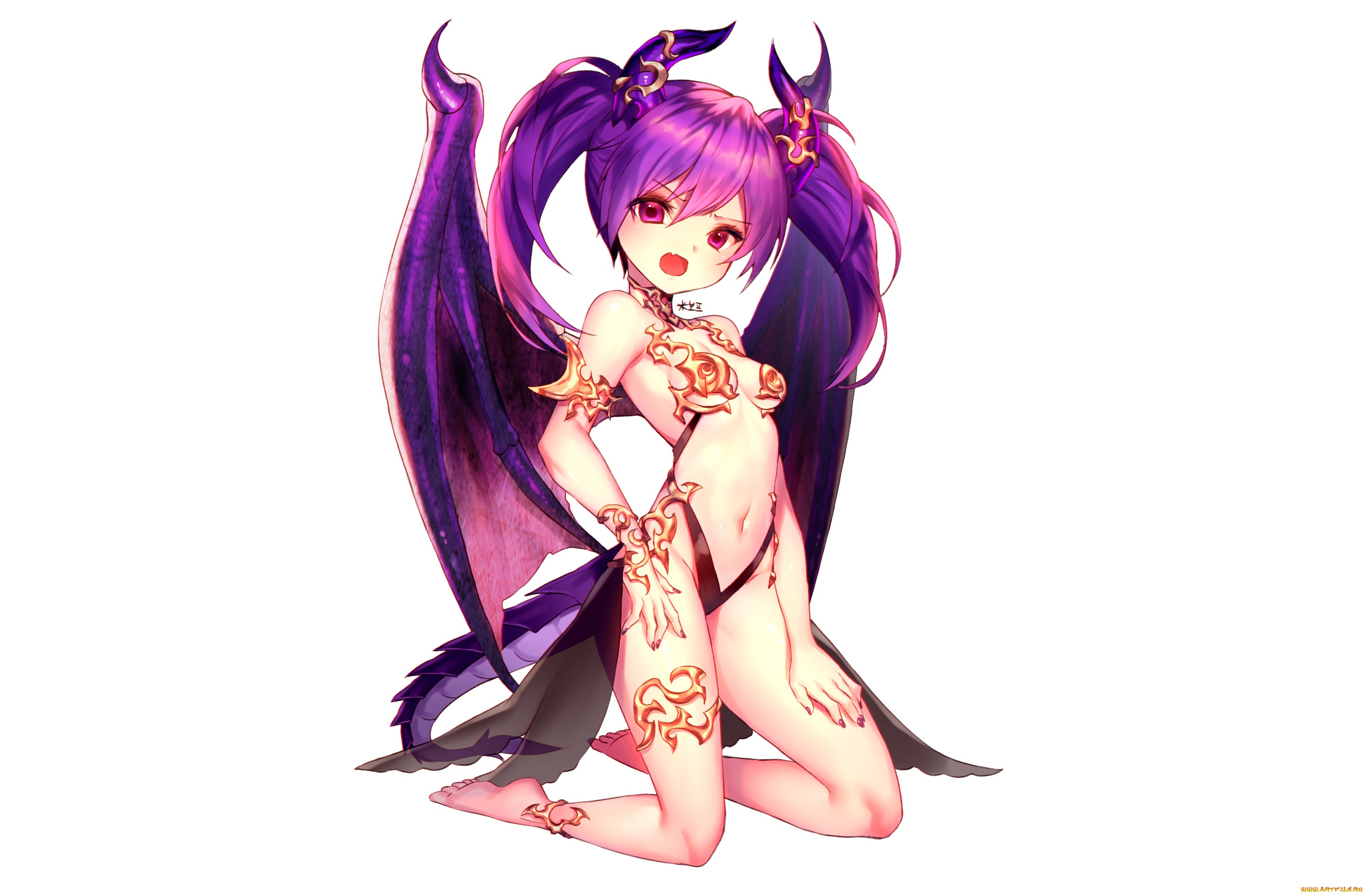 аниме, ангелы, , демоны, демон