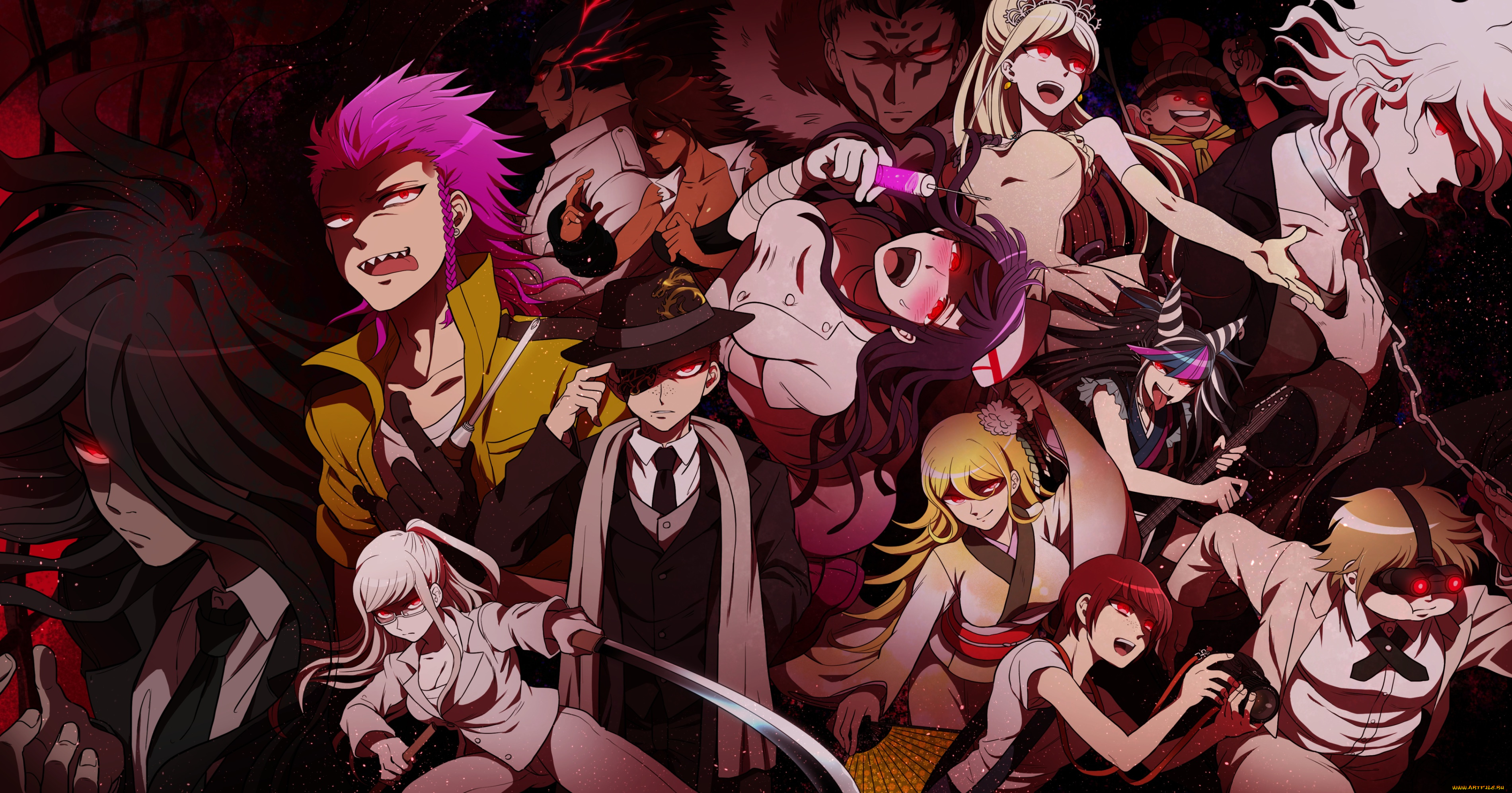 аниме, danganronpa, персонажи