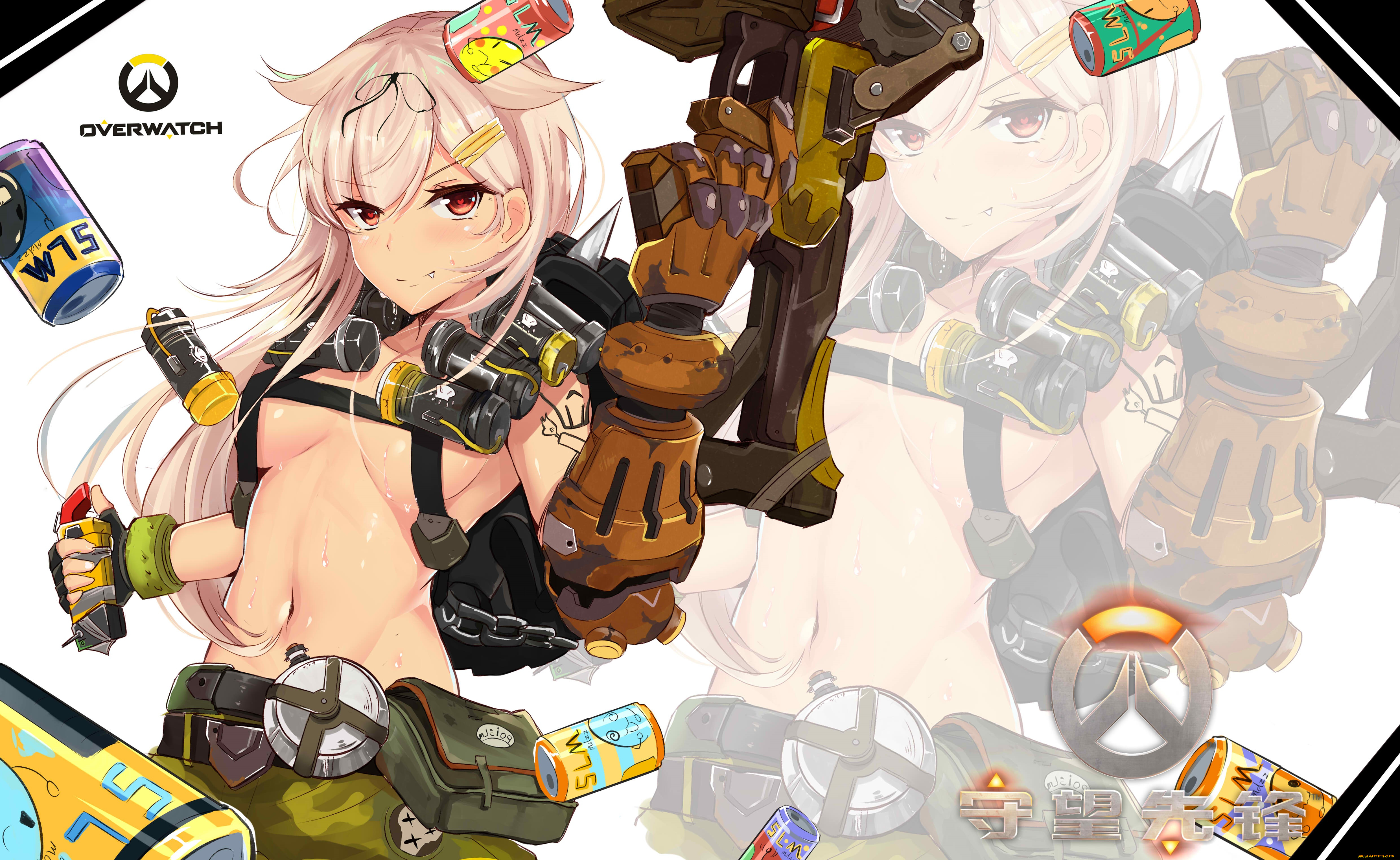 аниме, kantai, collection, оружие, девушка