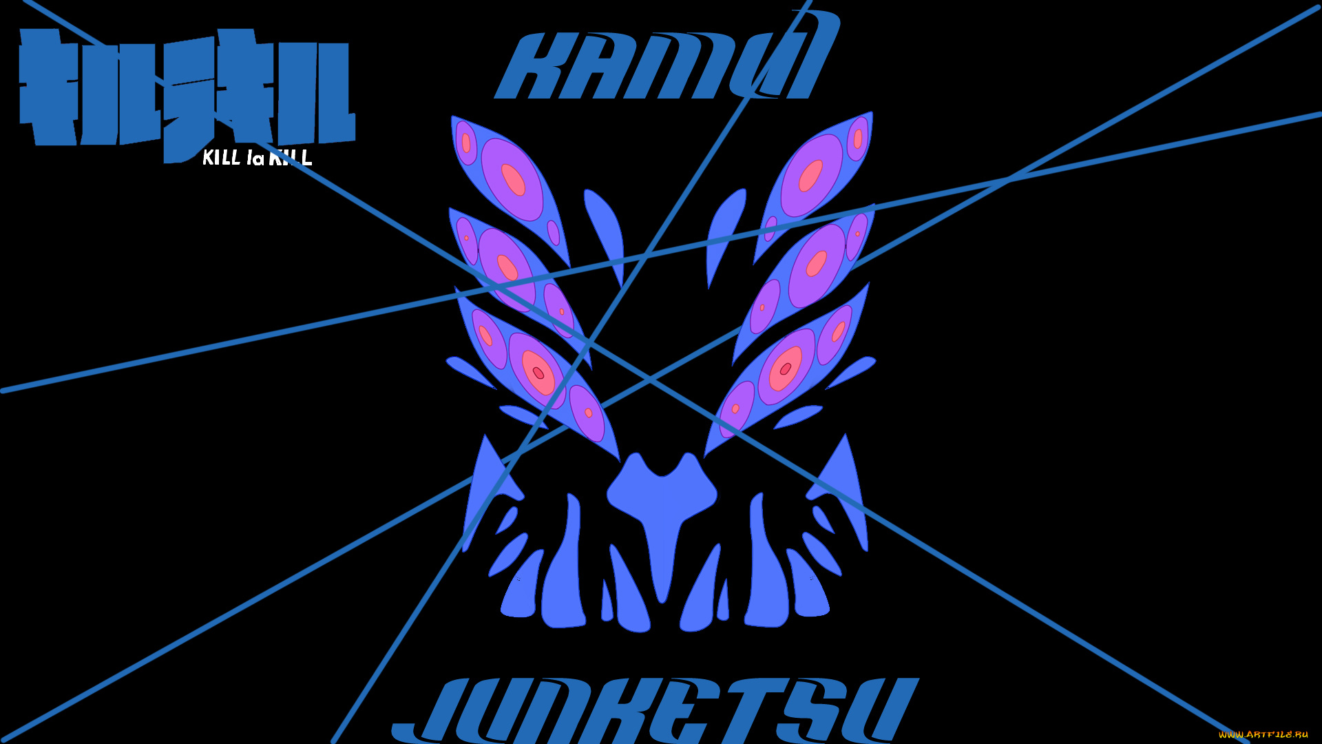 аниме, kill, la, kill, фон, логотип