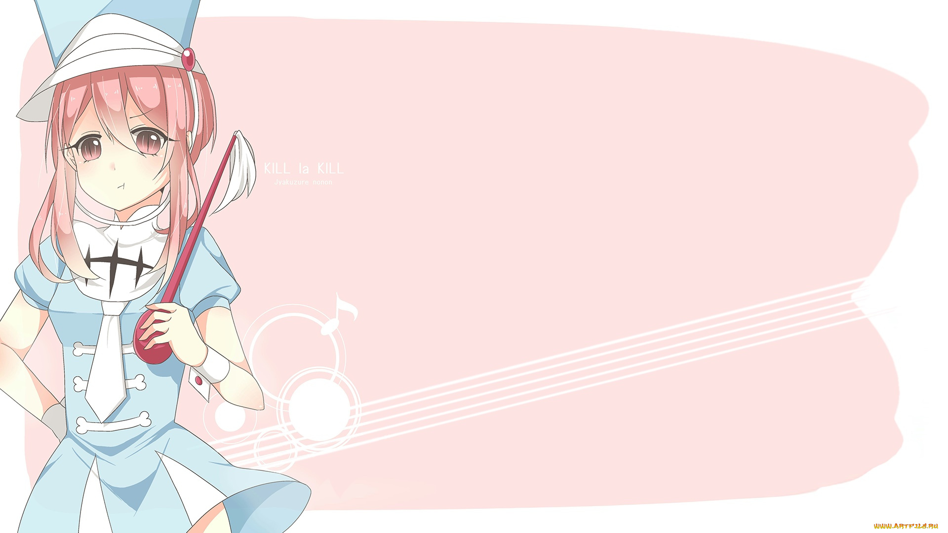 аниме, kill, la, kill, фон, взгляд, девушка