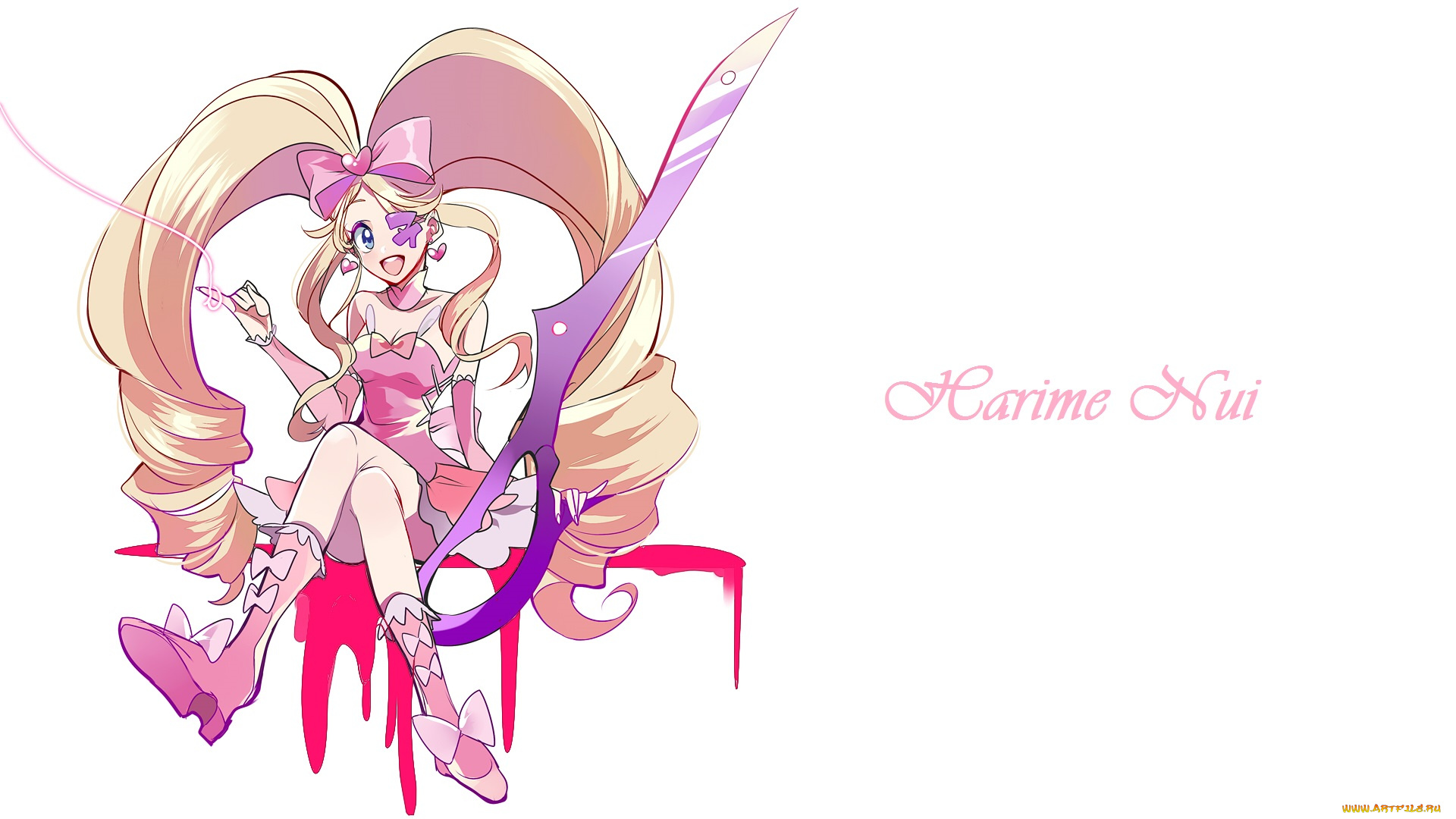 аниме, kill, la, kill, фон, взгляд, девушка