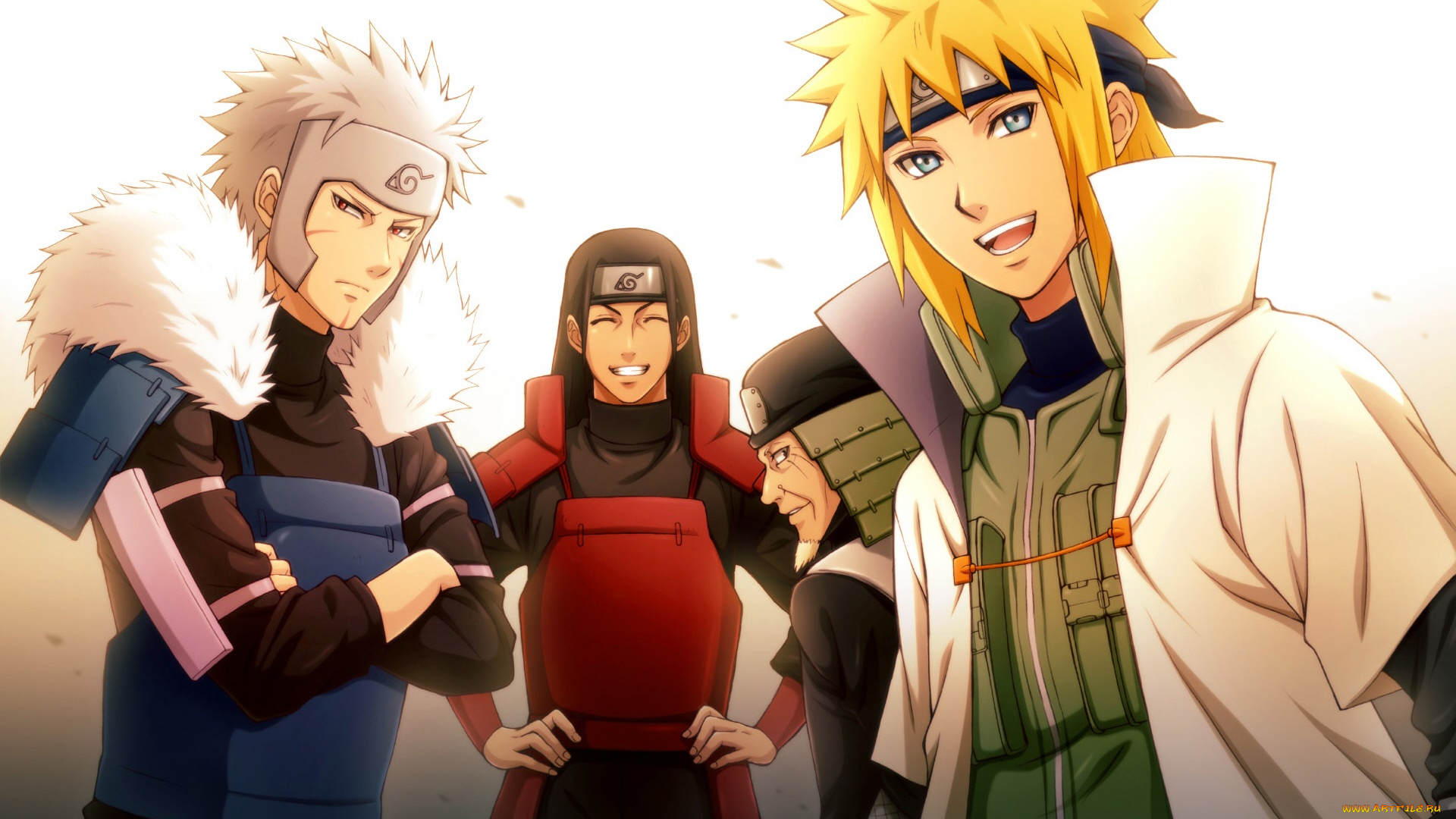 аниме, naruto, хокаге, парни