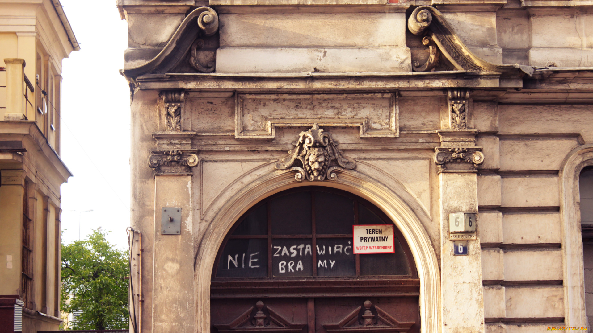 архитектура, города, -, здания, , дома, быдгощ, польша, улица, лев, здание