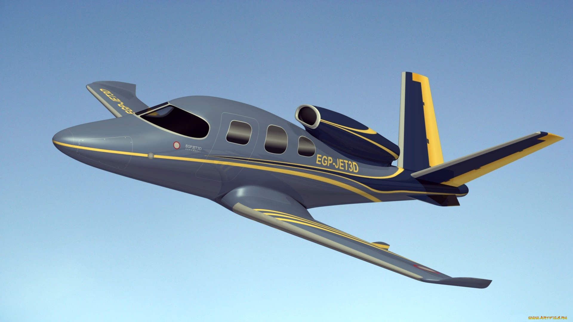 авиация, 3д, рисованые, v-graphic, полет, самолет