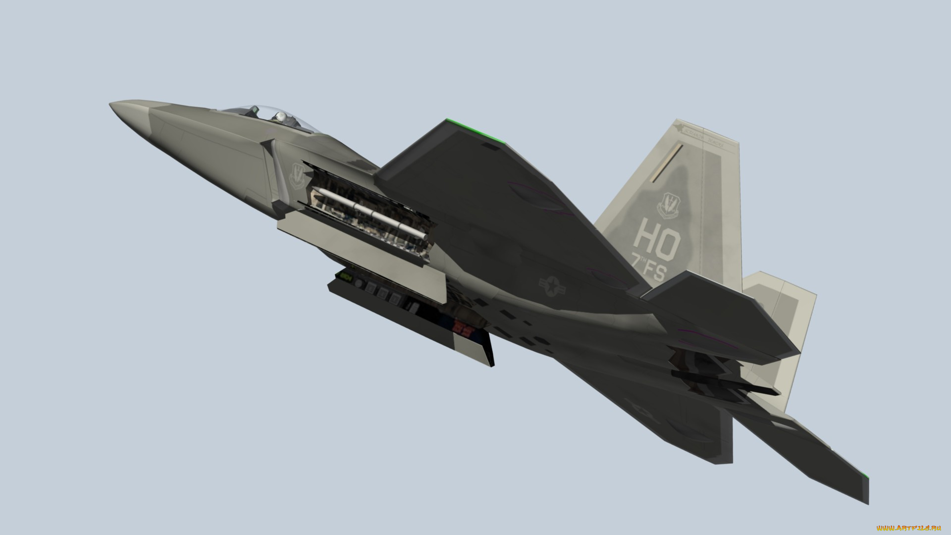 авиация, 3д, рисованые, v-graphic, полет, самолет