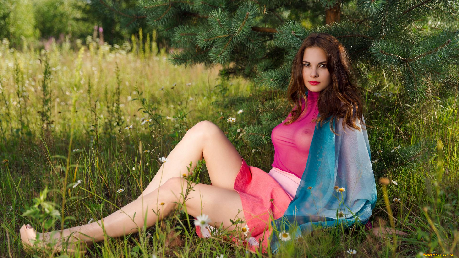 девушки, -unsort, , брюнетки, , шатенки, фон, девушка, взгляд