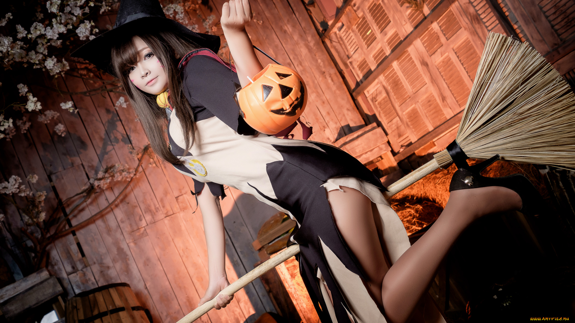 девушки, -unsort, , креатив, азиатка, наряд, волосы, поза, модель, праздник