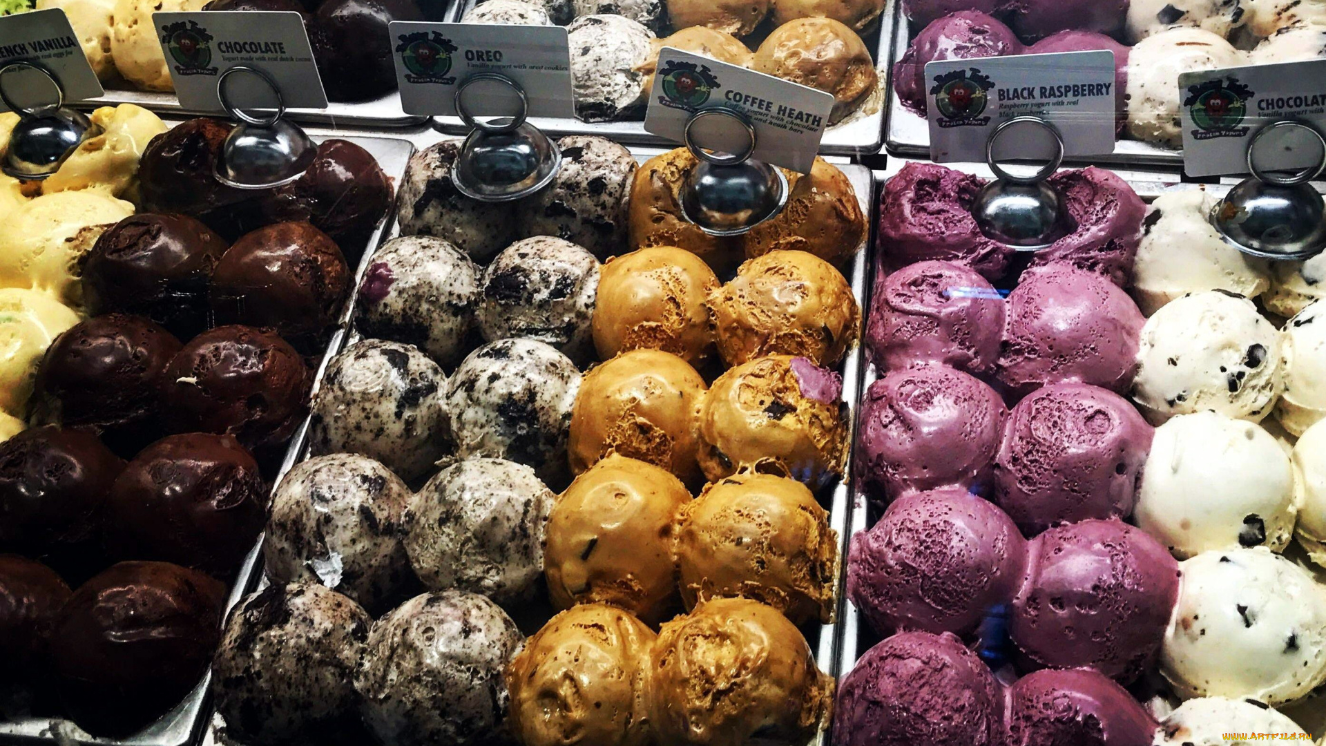 еда, мороженое, , десерты, ассорти, десерт, замороженный, йогурт
