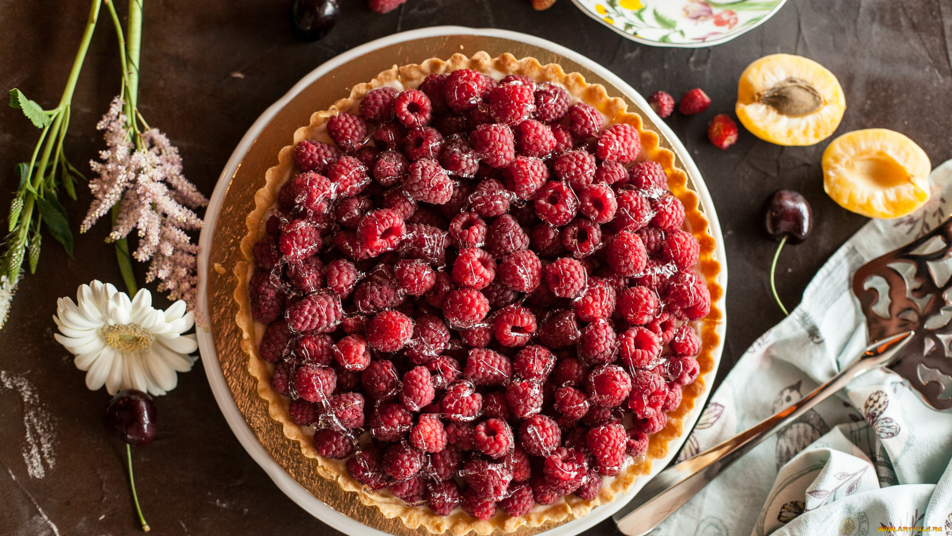 еда, пироги, фрукты, выпечка, начинка, ягоды, пирог