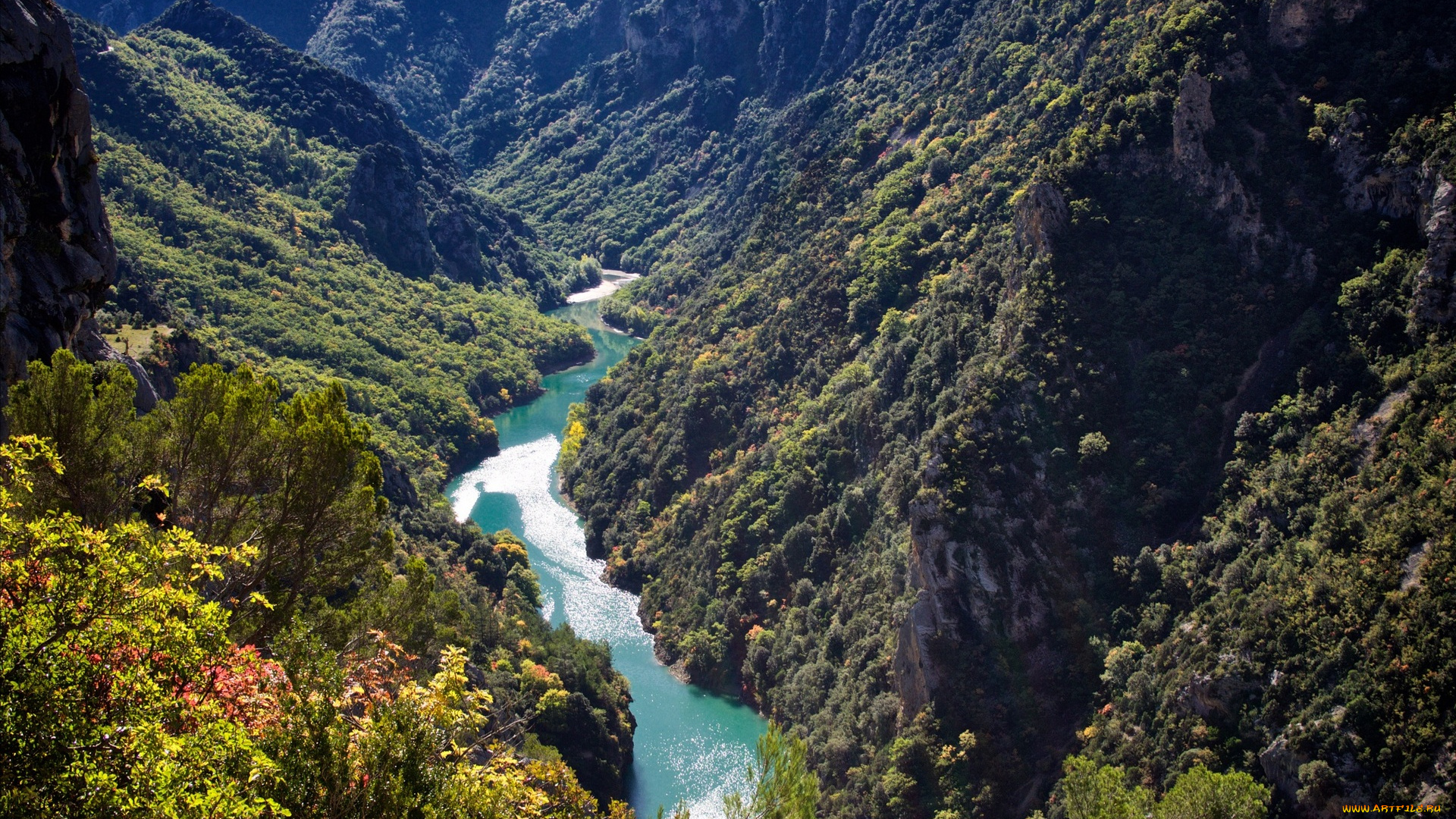 франция, природа, реки, озера, деревья, горы, водоем