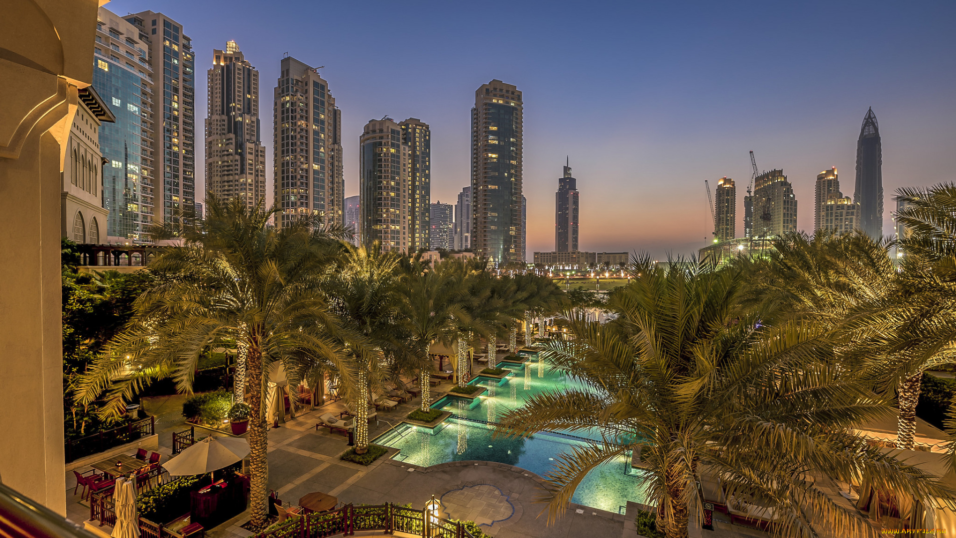 города, -, панорамы, панорама, небоскребы