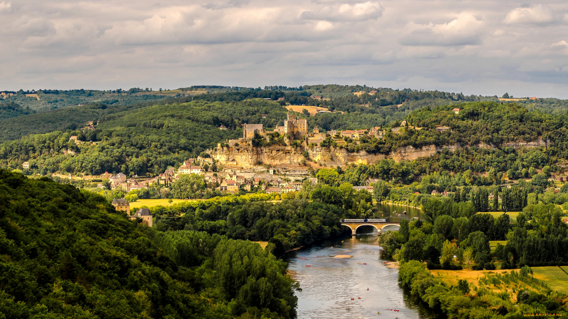 города, -, панорамы, простор