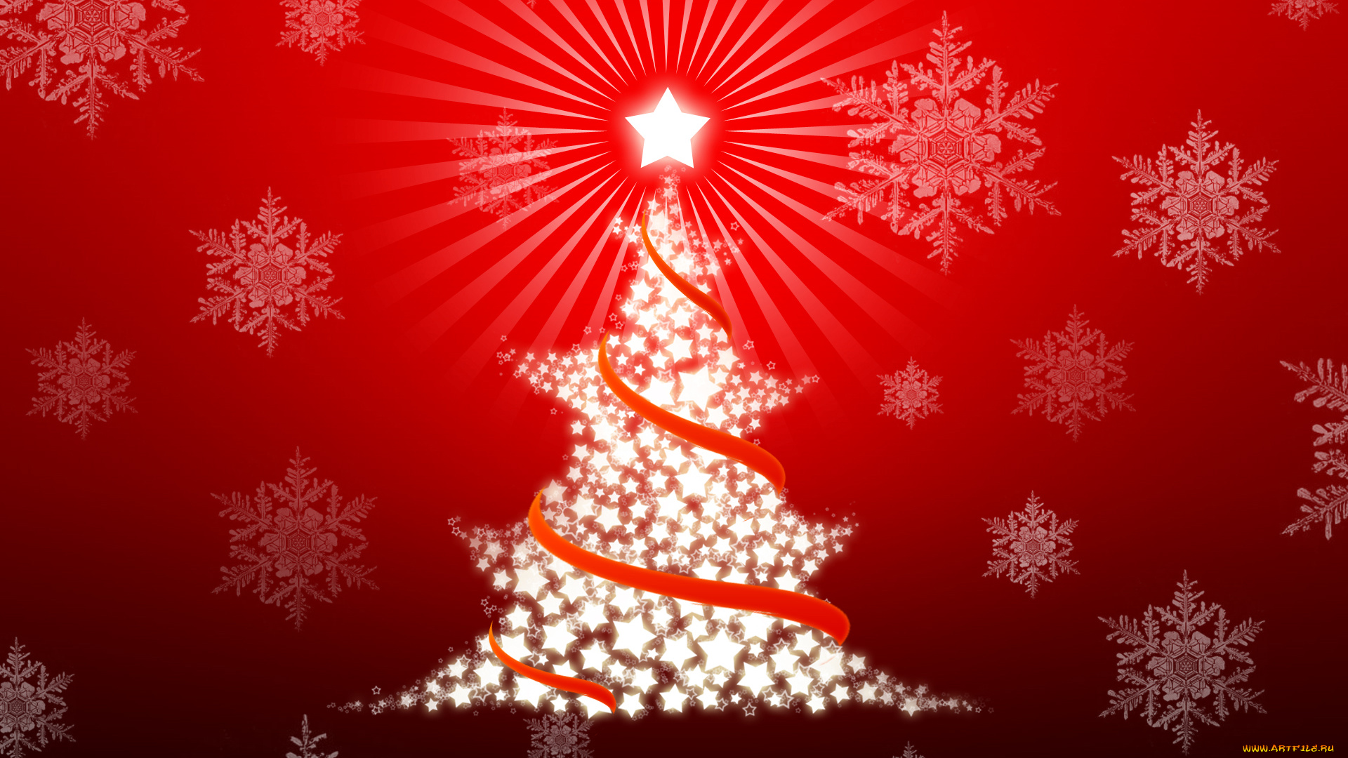 праздничные, векторная, графика, , новый, год, елка, снежинки, фон