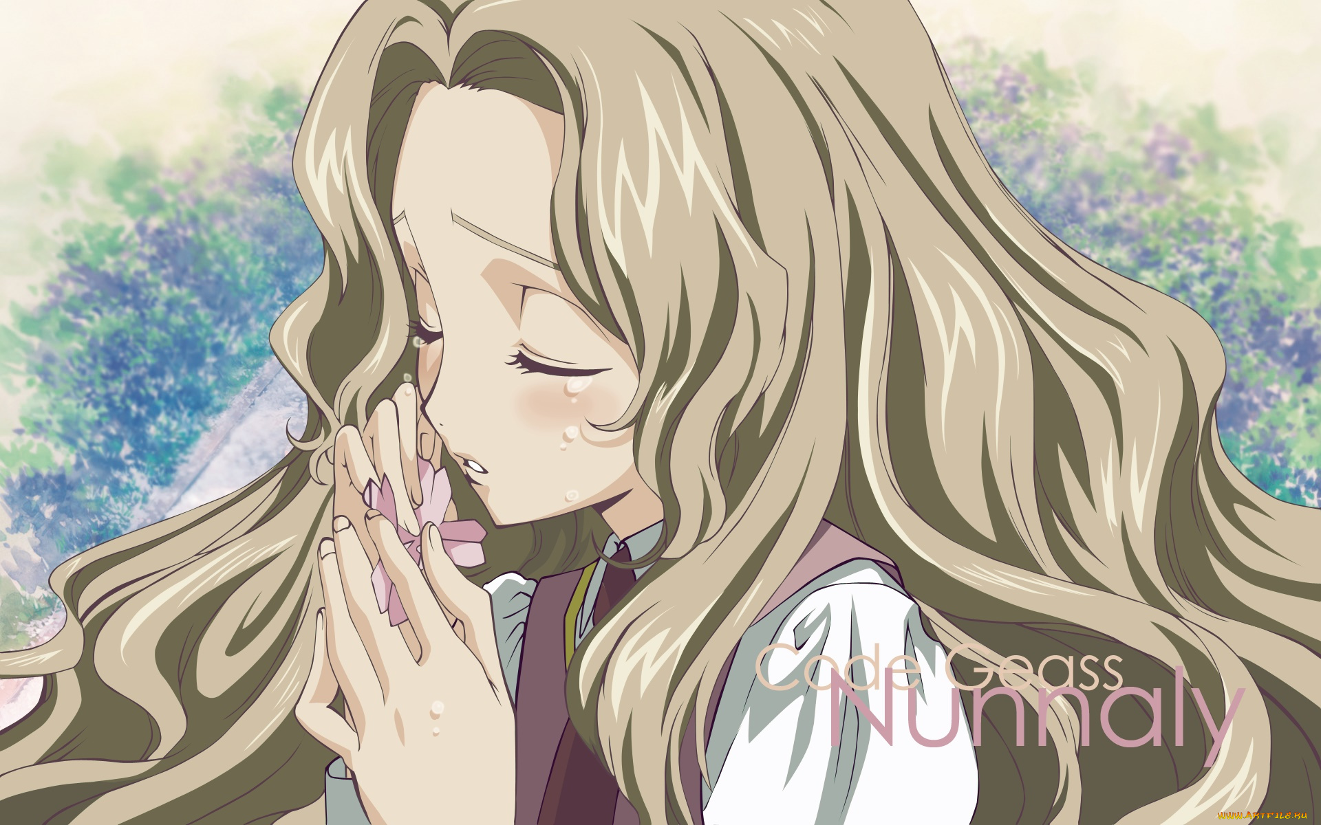 аниме, code, geass, фон, взгляд, девушка