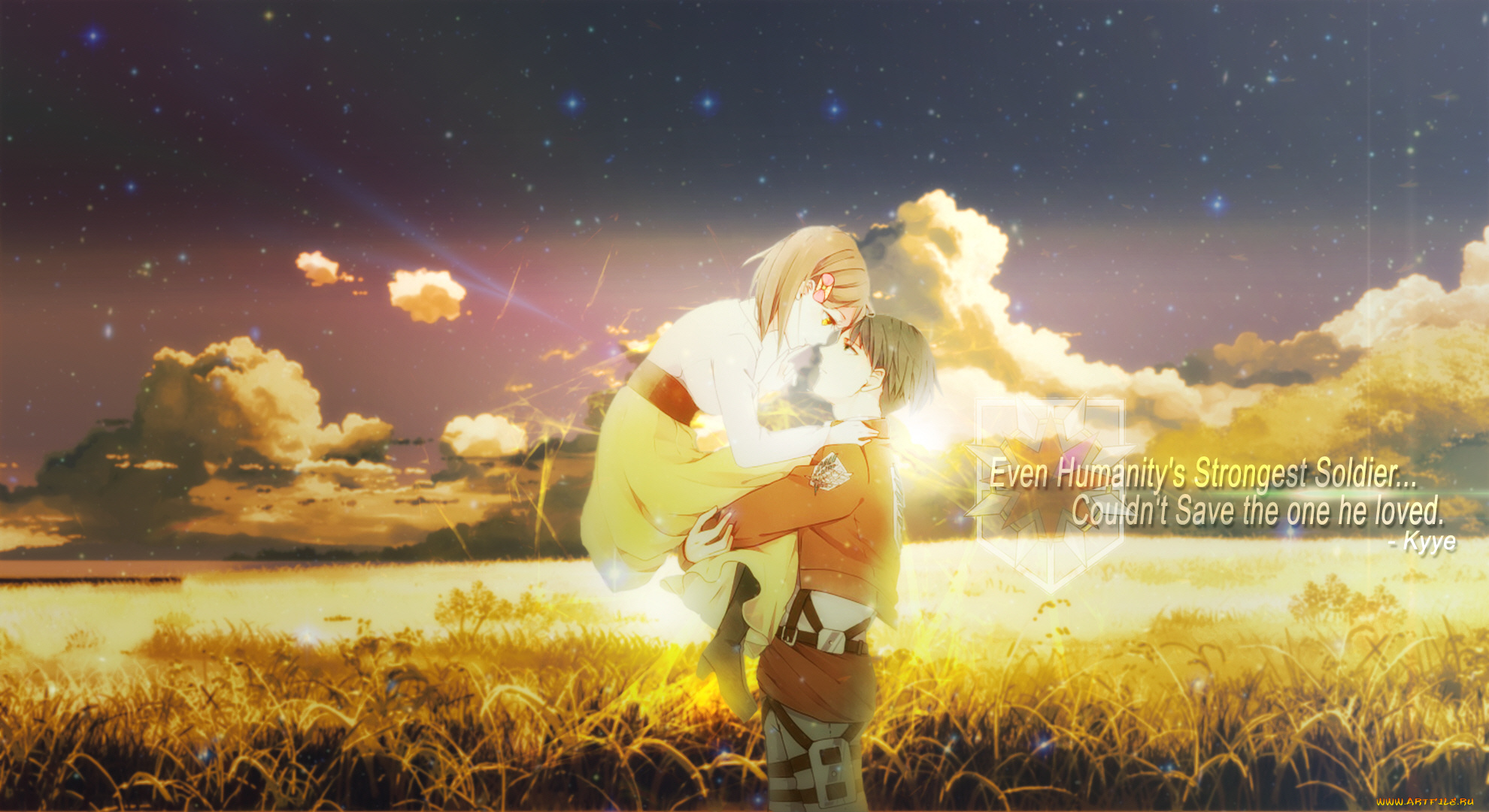 аниме, shingeki, no, kyojin, пара