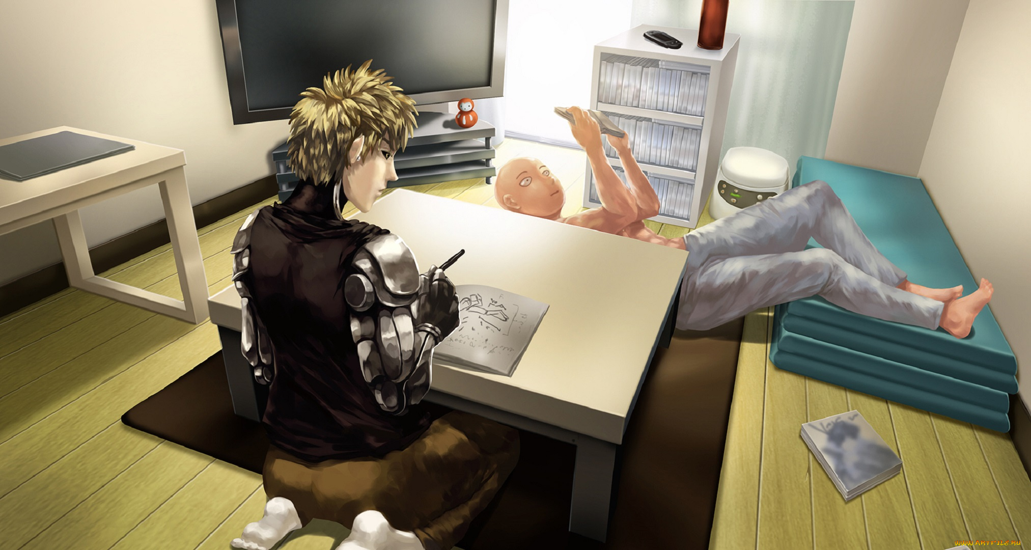 аниме, one, punch, man, ванпачмен, ??????????????